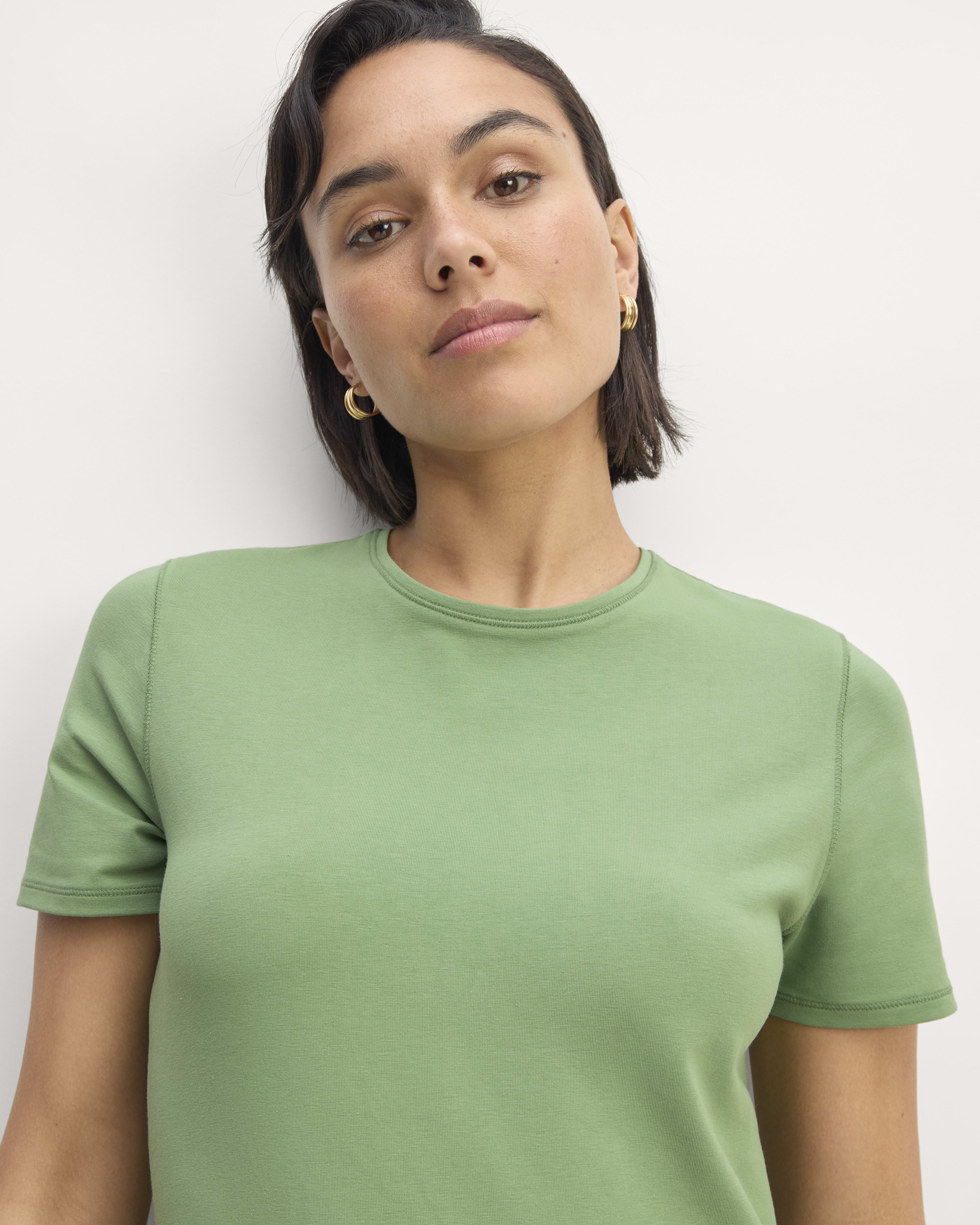 First Serve Dress in Everglade Green