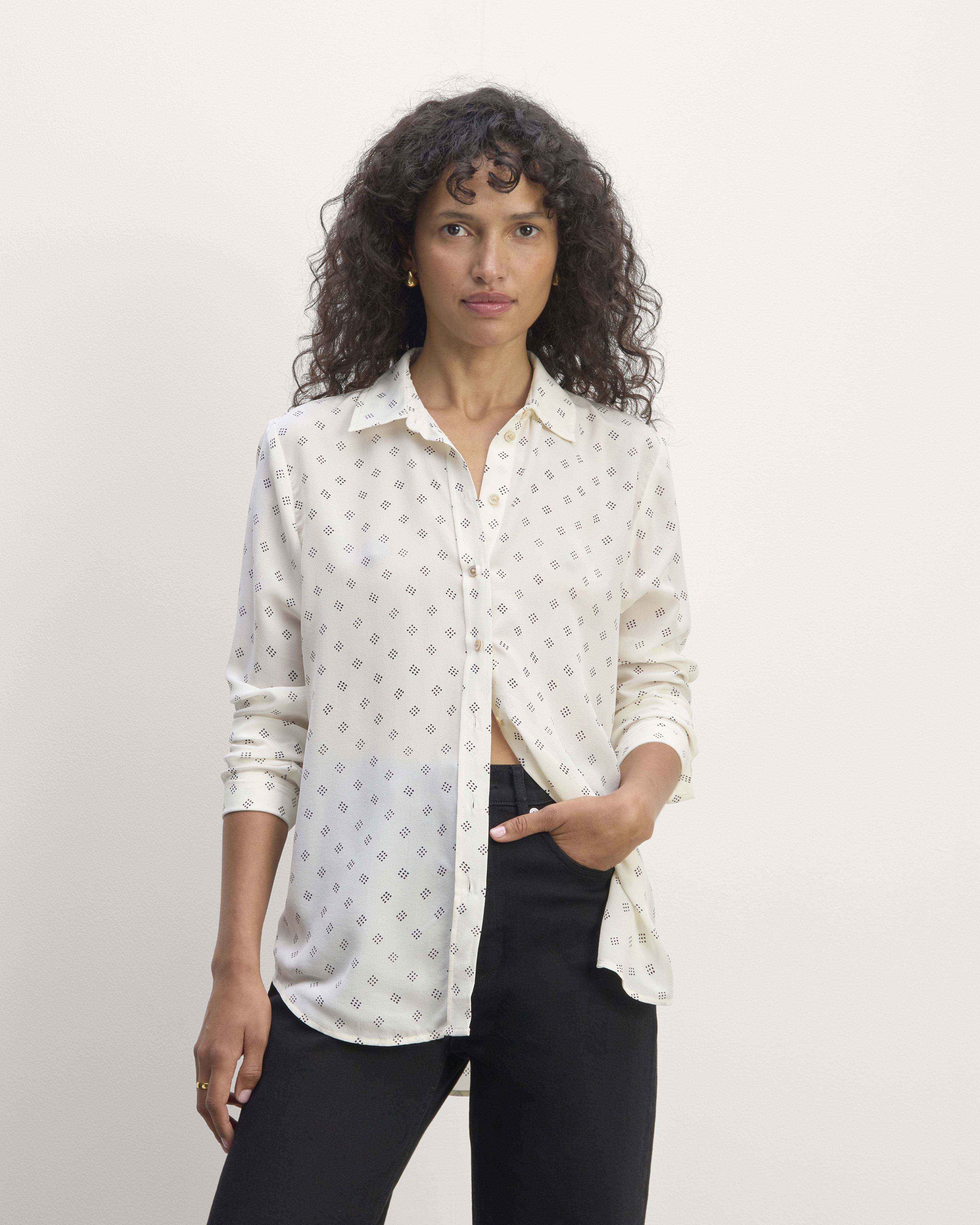 The Must-Have Shirt in Washable Silk