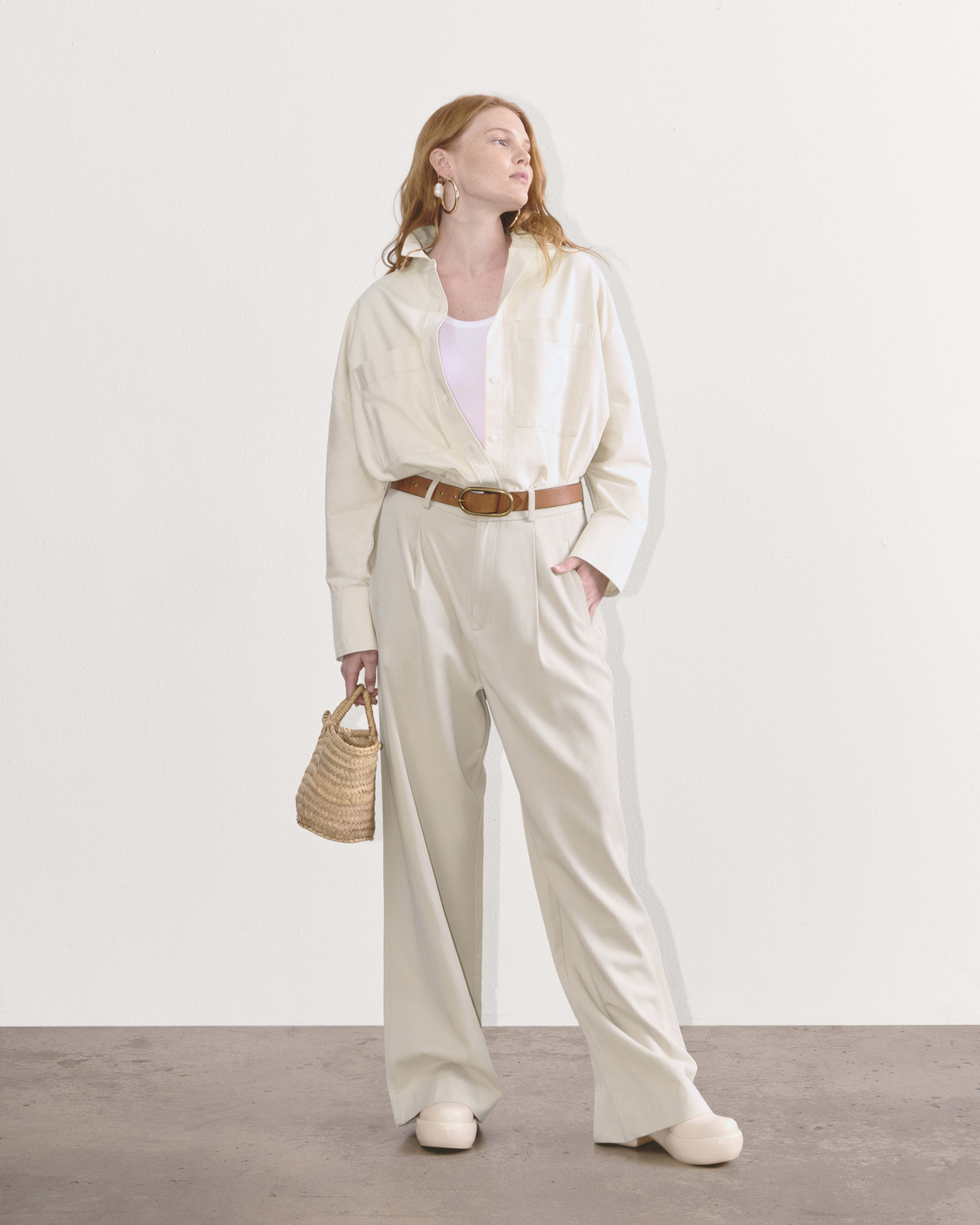 The Draper Pleated Pant in Buttersmooth
