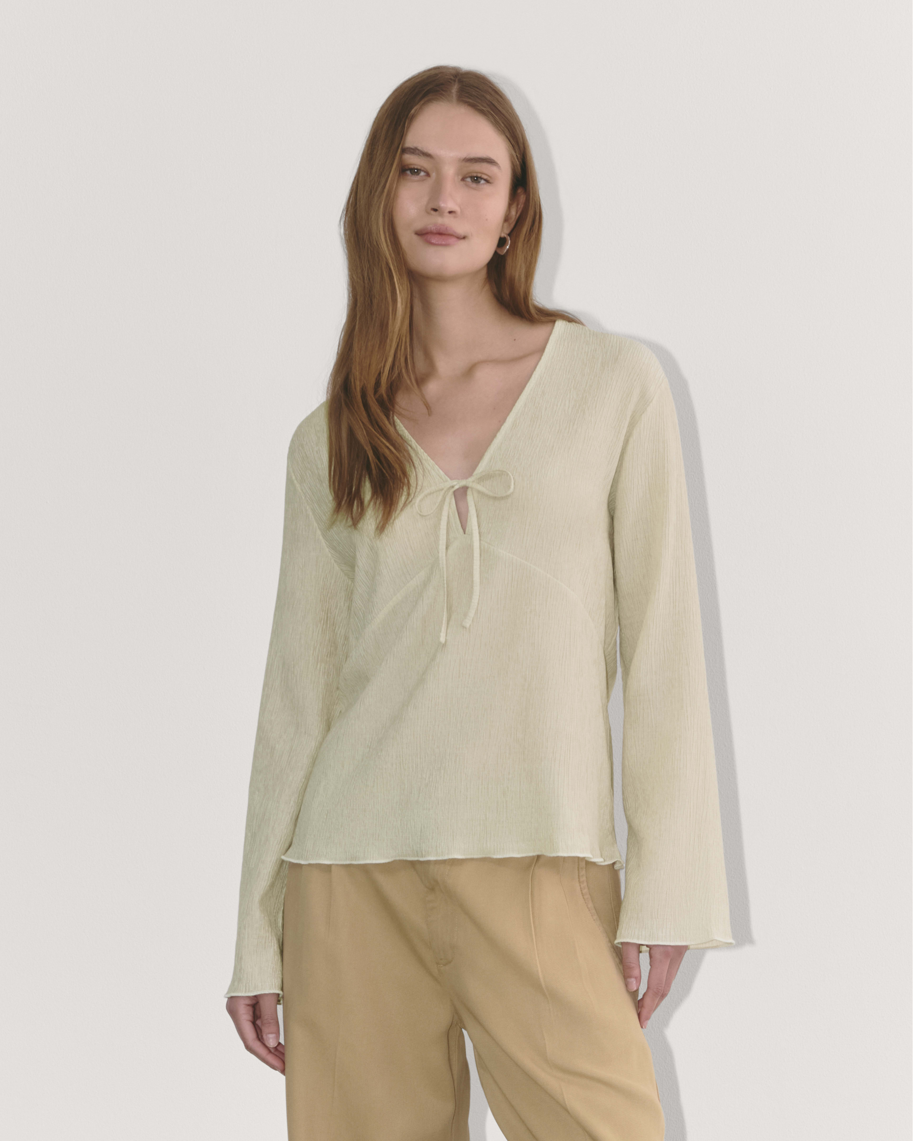 The Crinkle Long-Sleeve