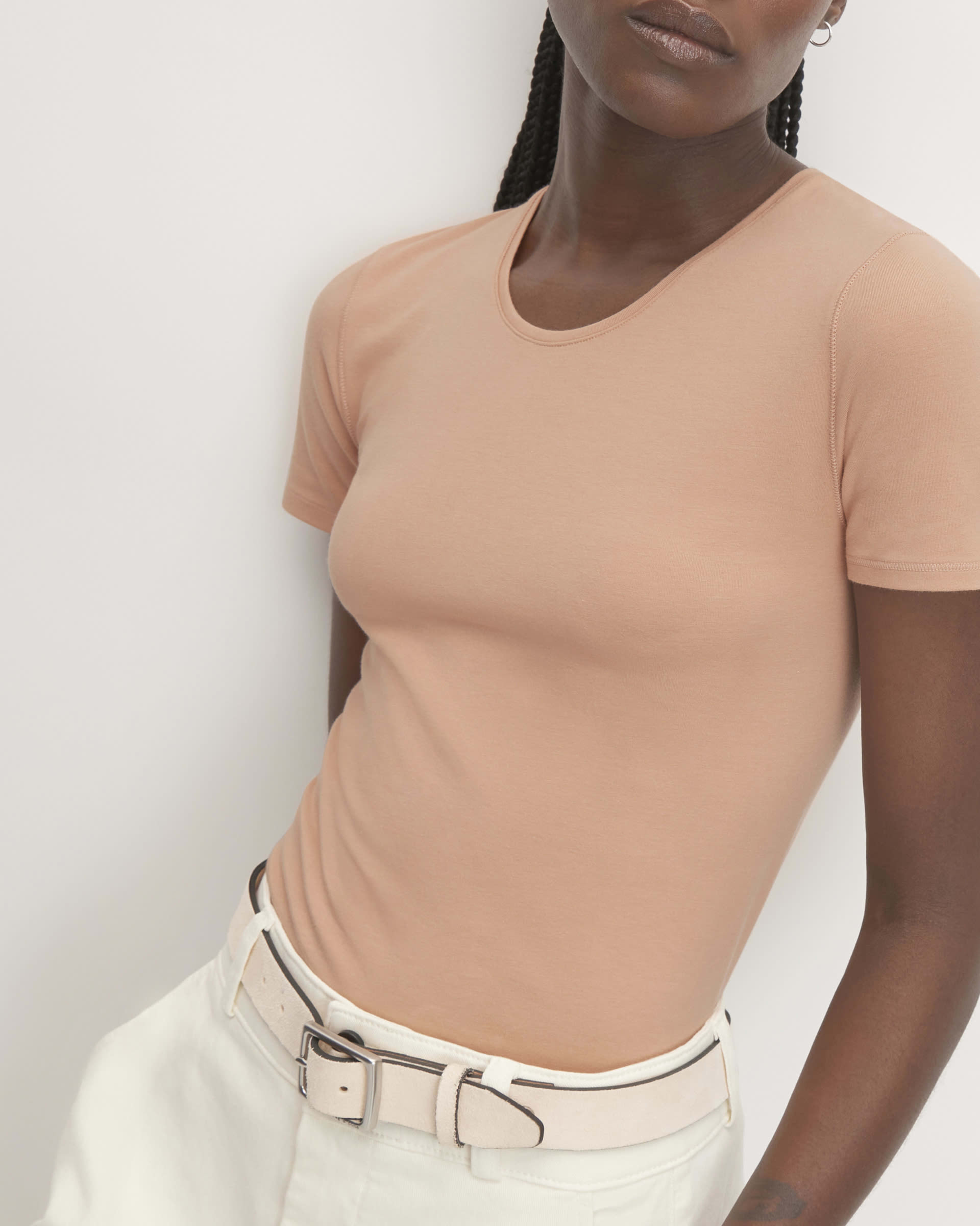Eve Iconic Supima Cotton Pink Shirt