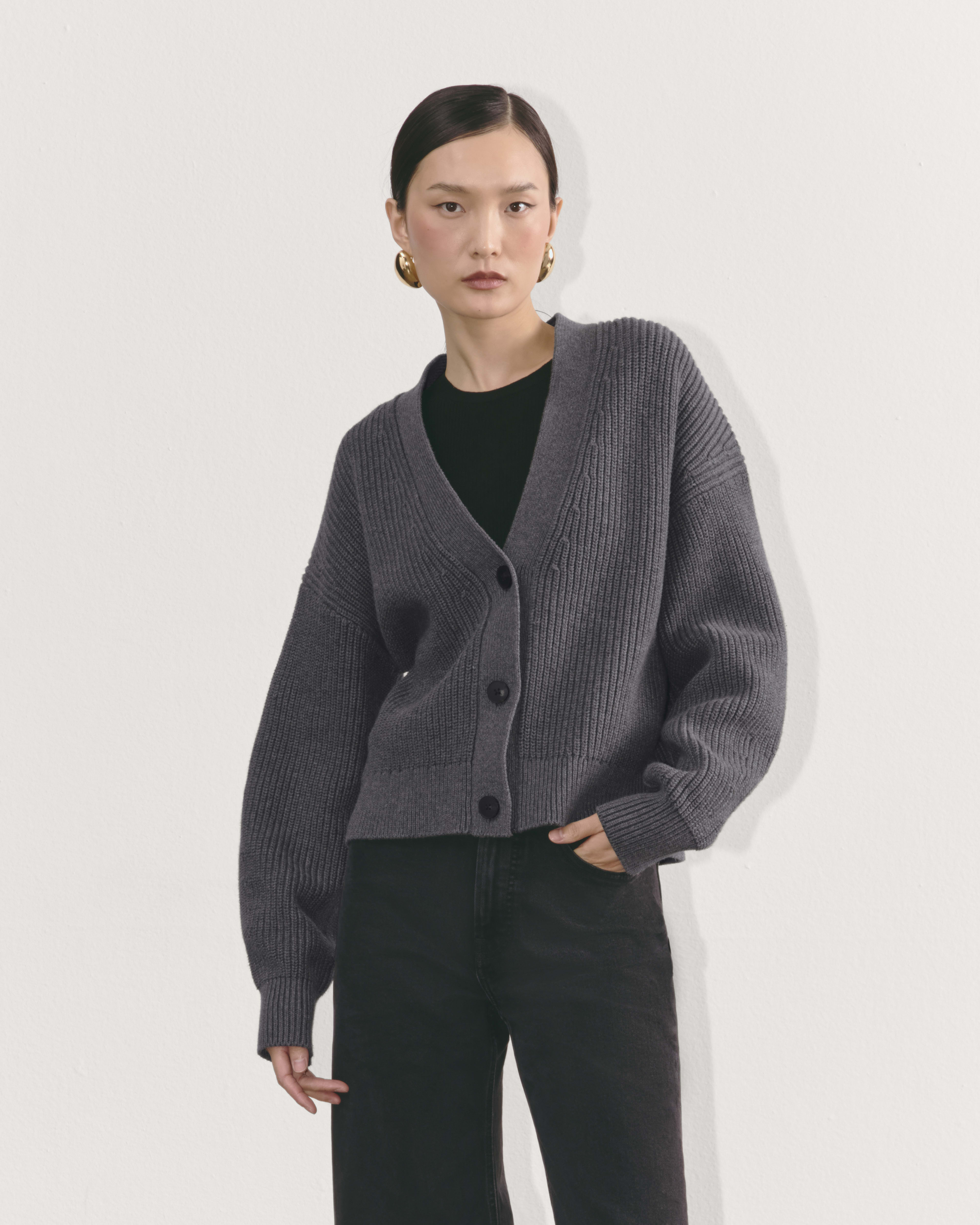 The Boxy Cardigan in Everyday Cotton
