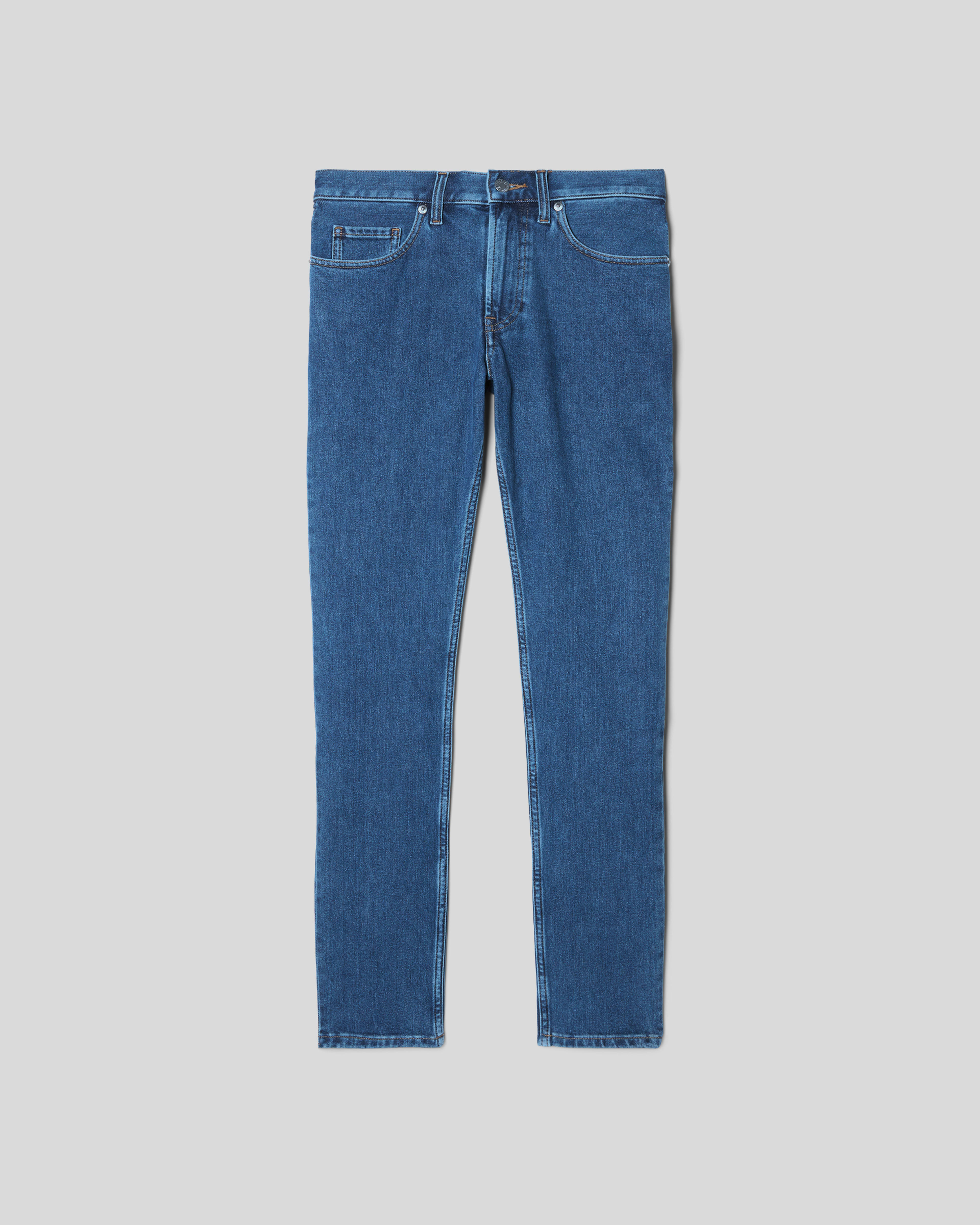 The Slim 4Way Stretch Organic Jean Uniform Marine Everlane