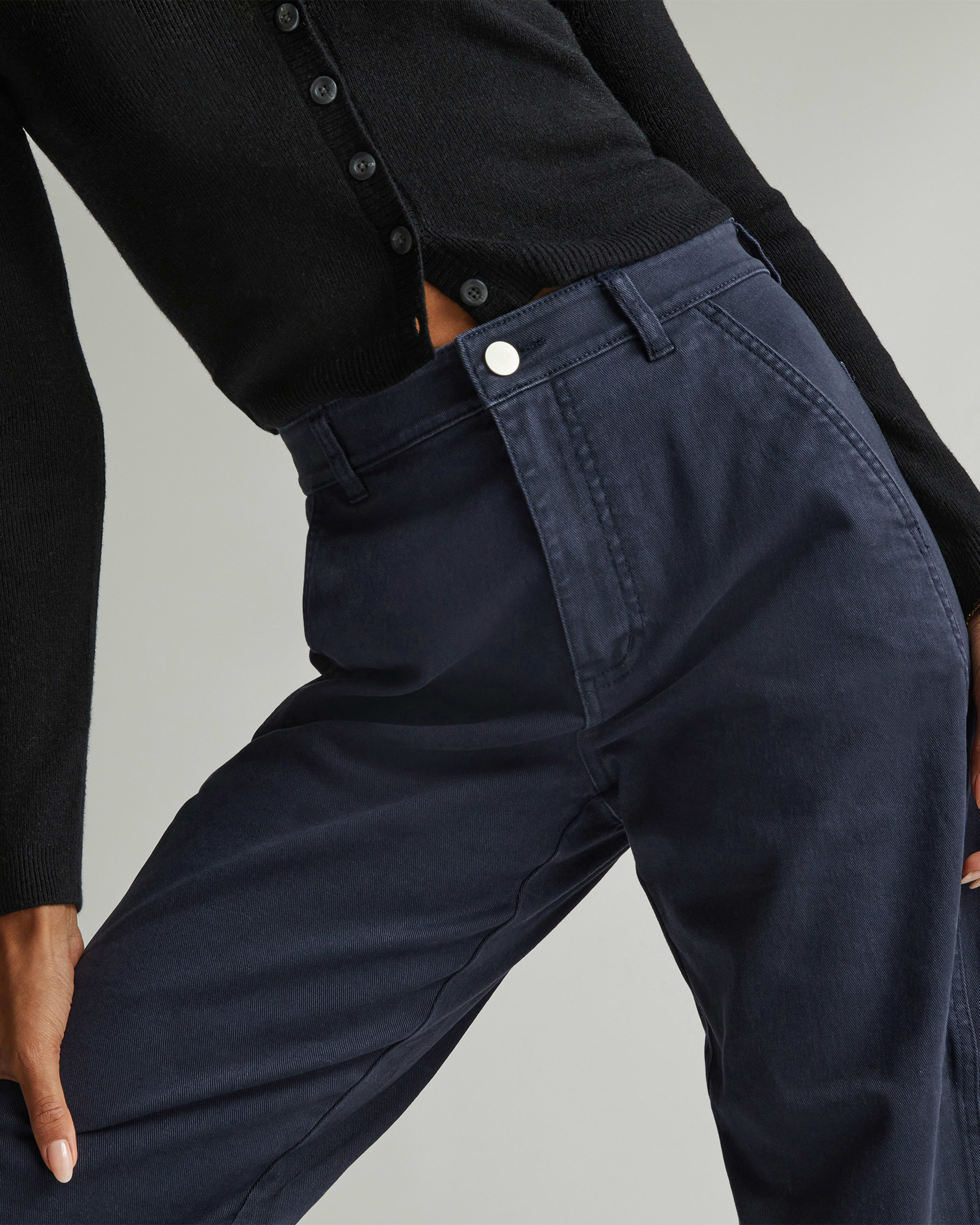 Cassiopeia Layanna barrel pant navy blue main image 1