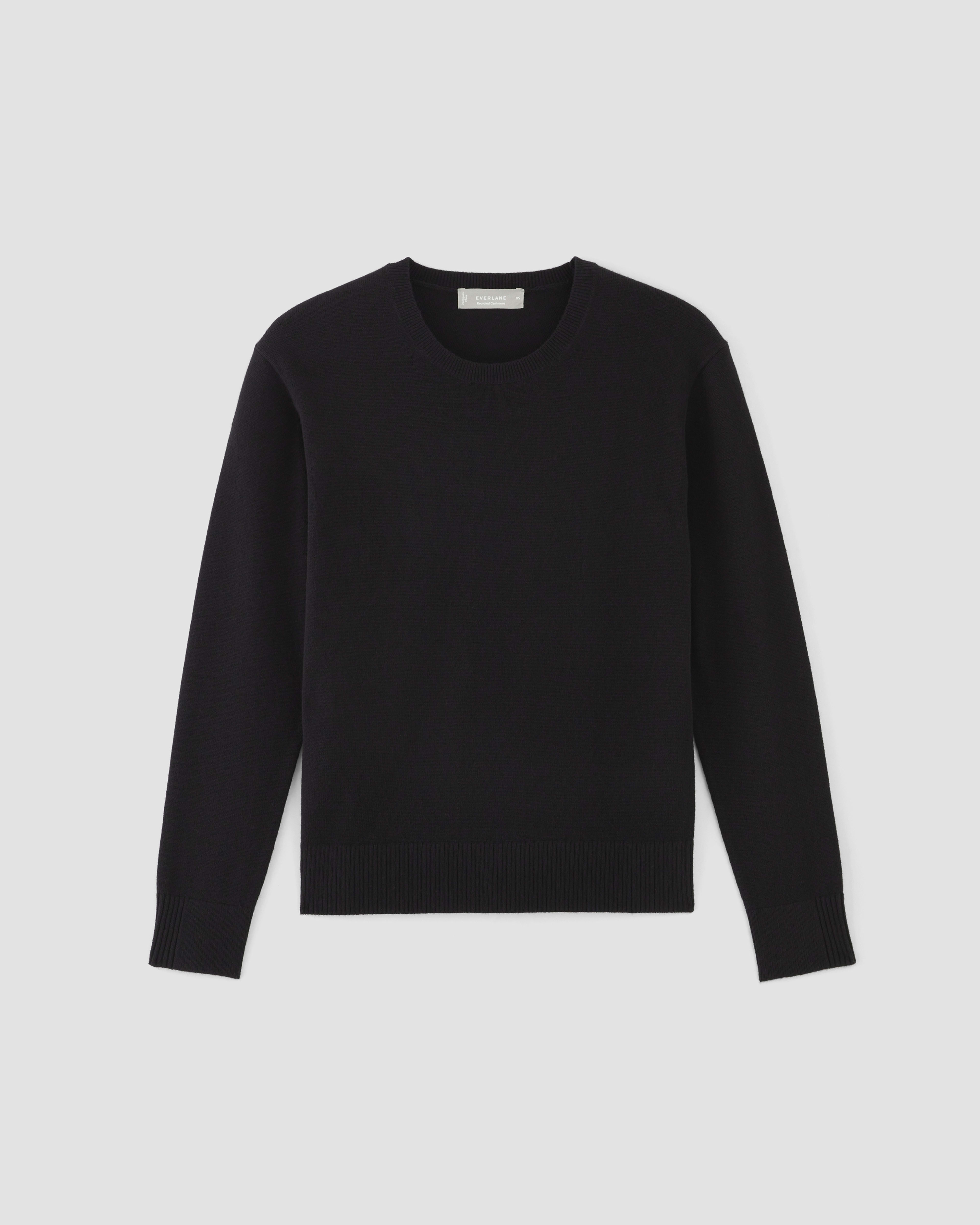 The Cashmere Classic Crew Sweater Black – Everlane