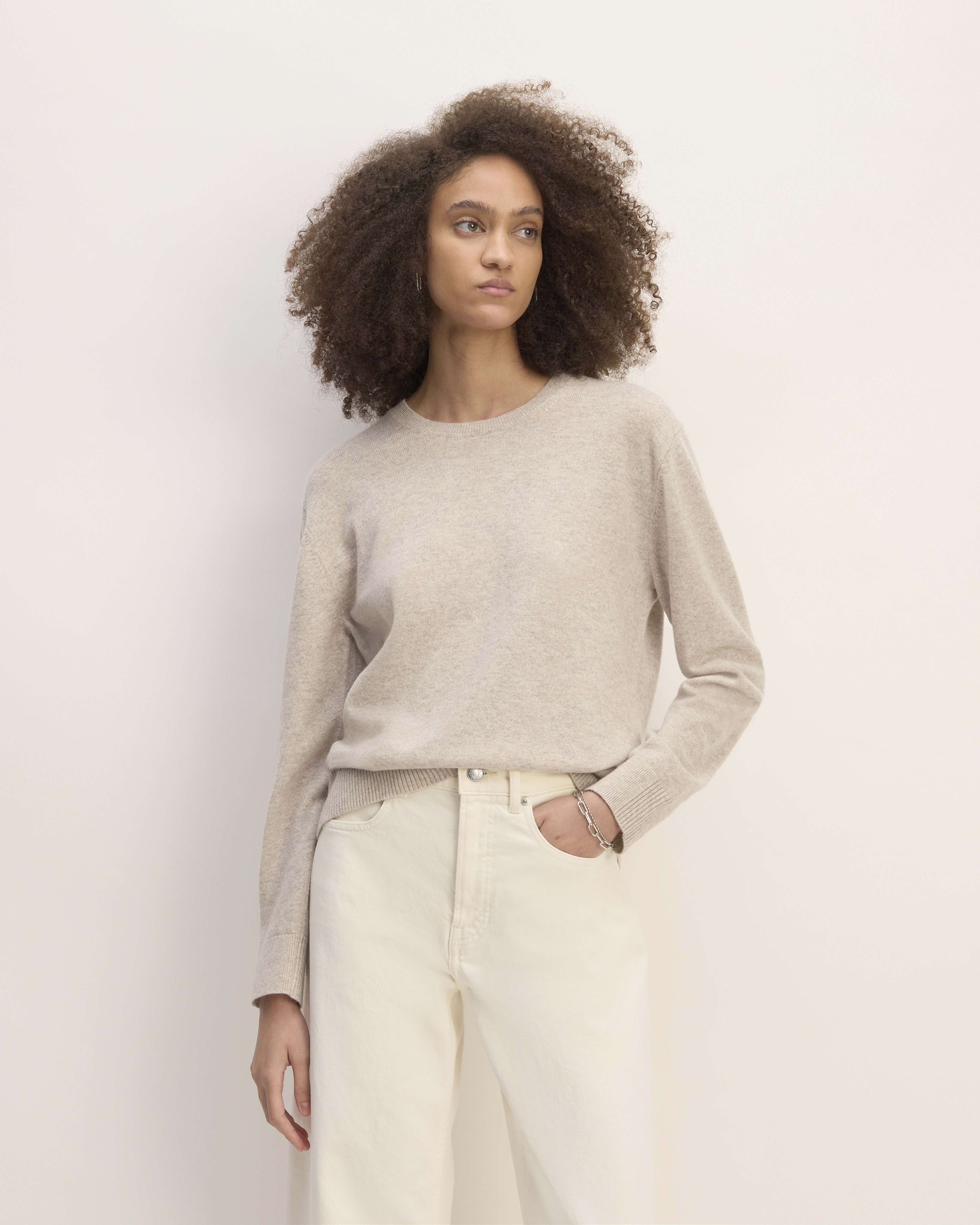Everlane white sweater discount