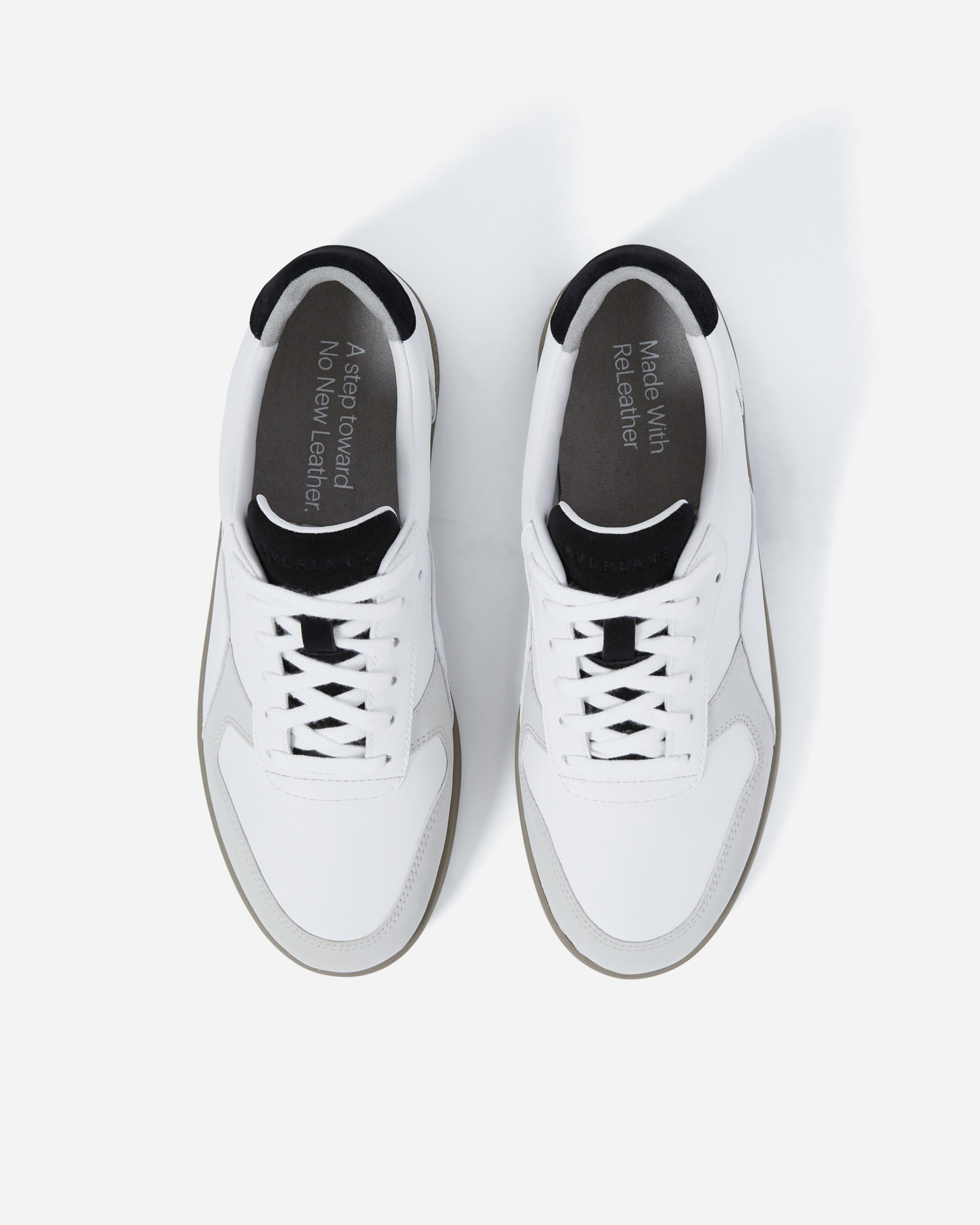 The ReLeather® Court Sneaker White / Smoke Everlane