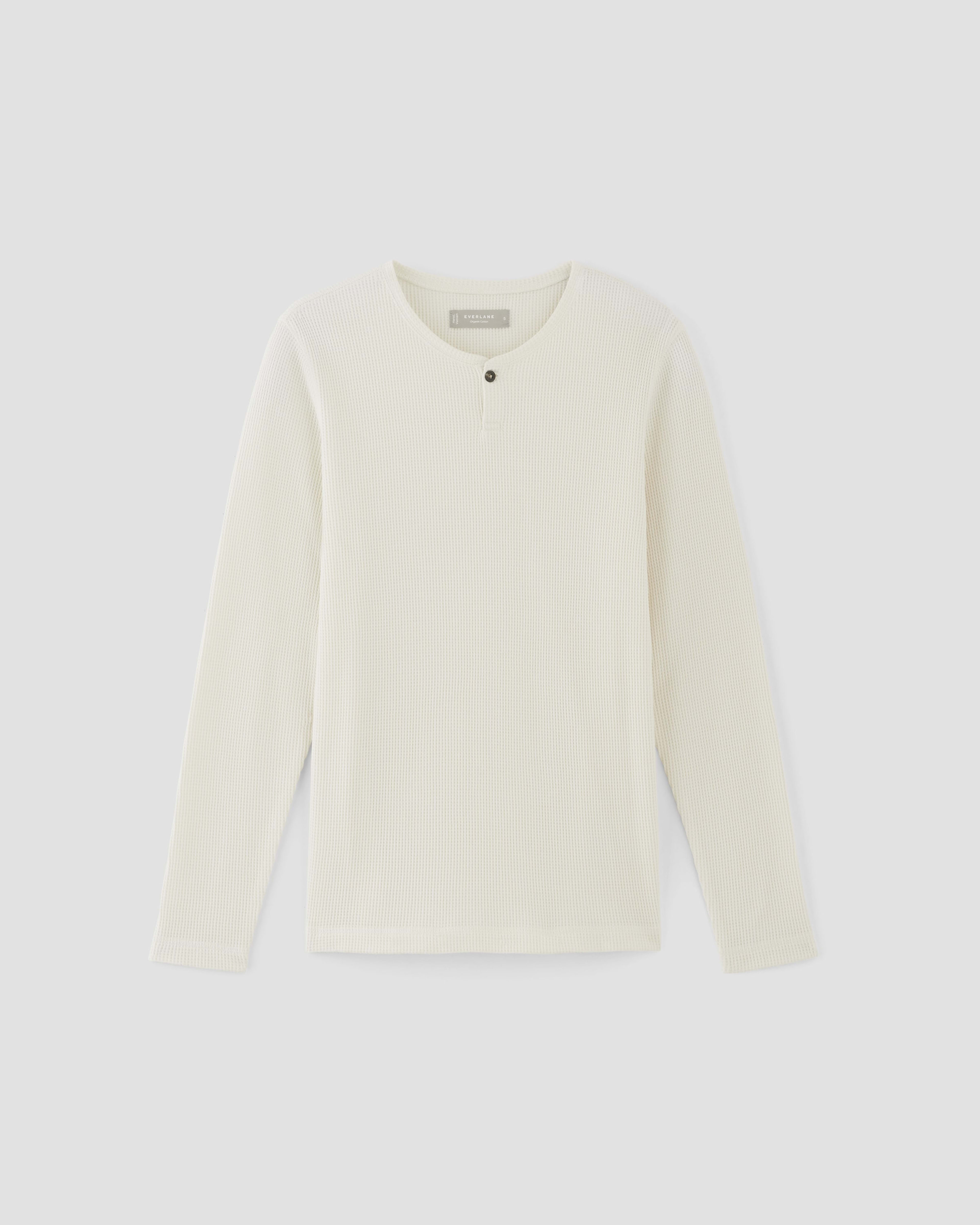 Void Waffle – Henley Long Sleeve Top by The Nevermore main image 1