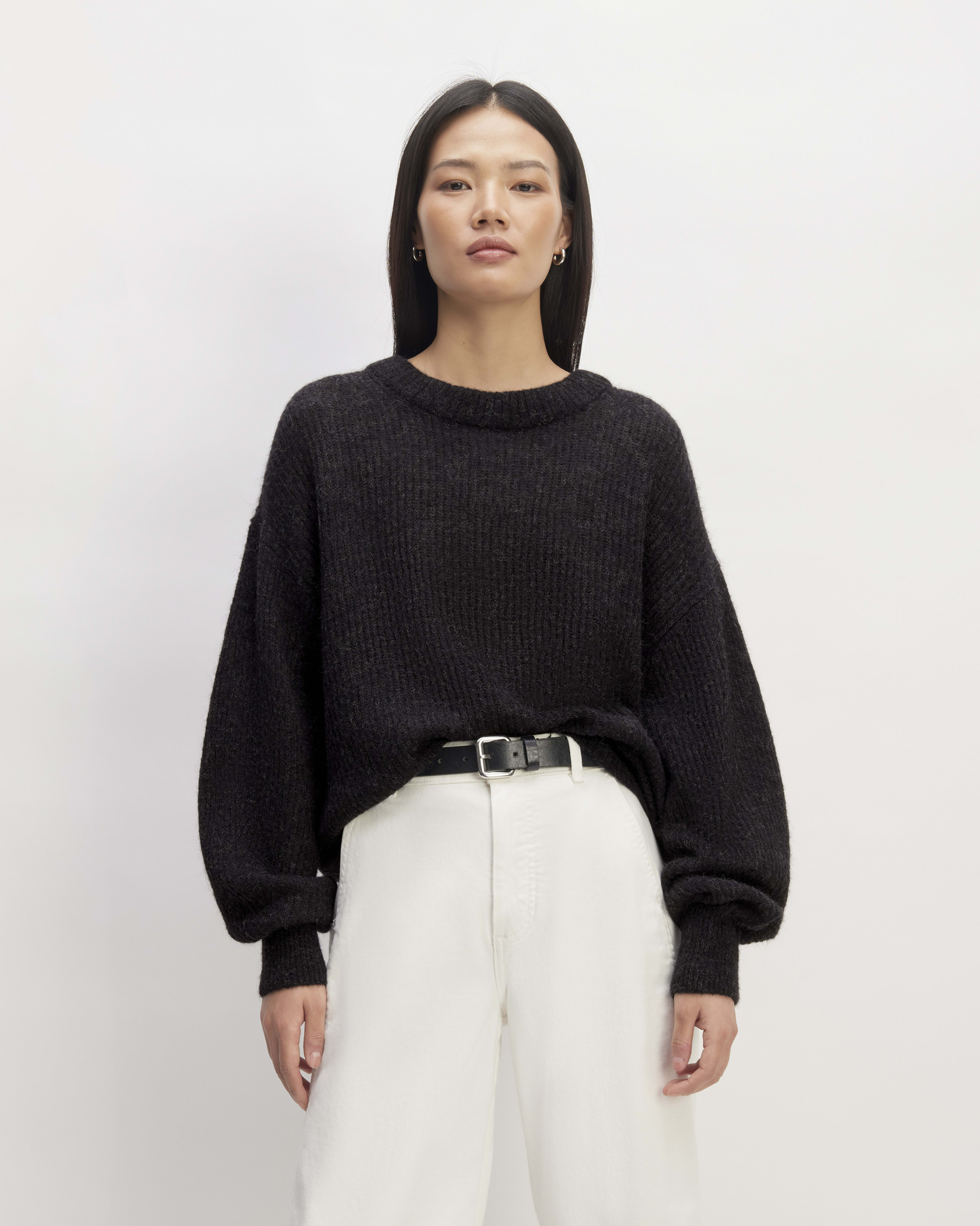 Everlane black sweater hotsell