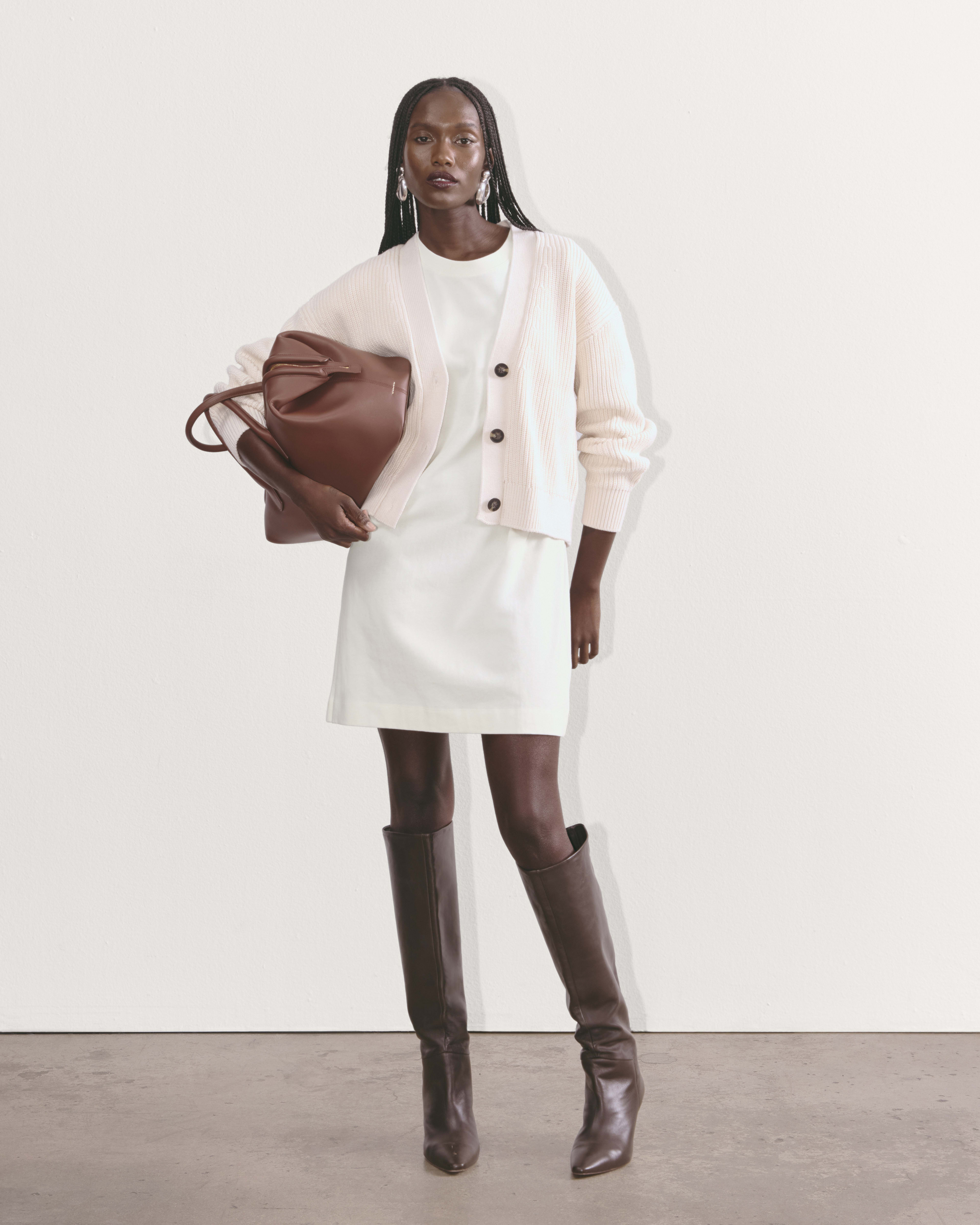White canvas dress on sale