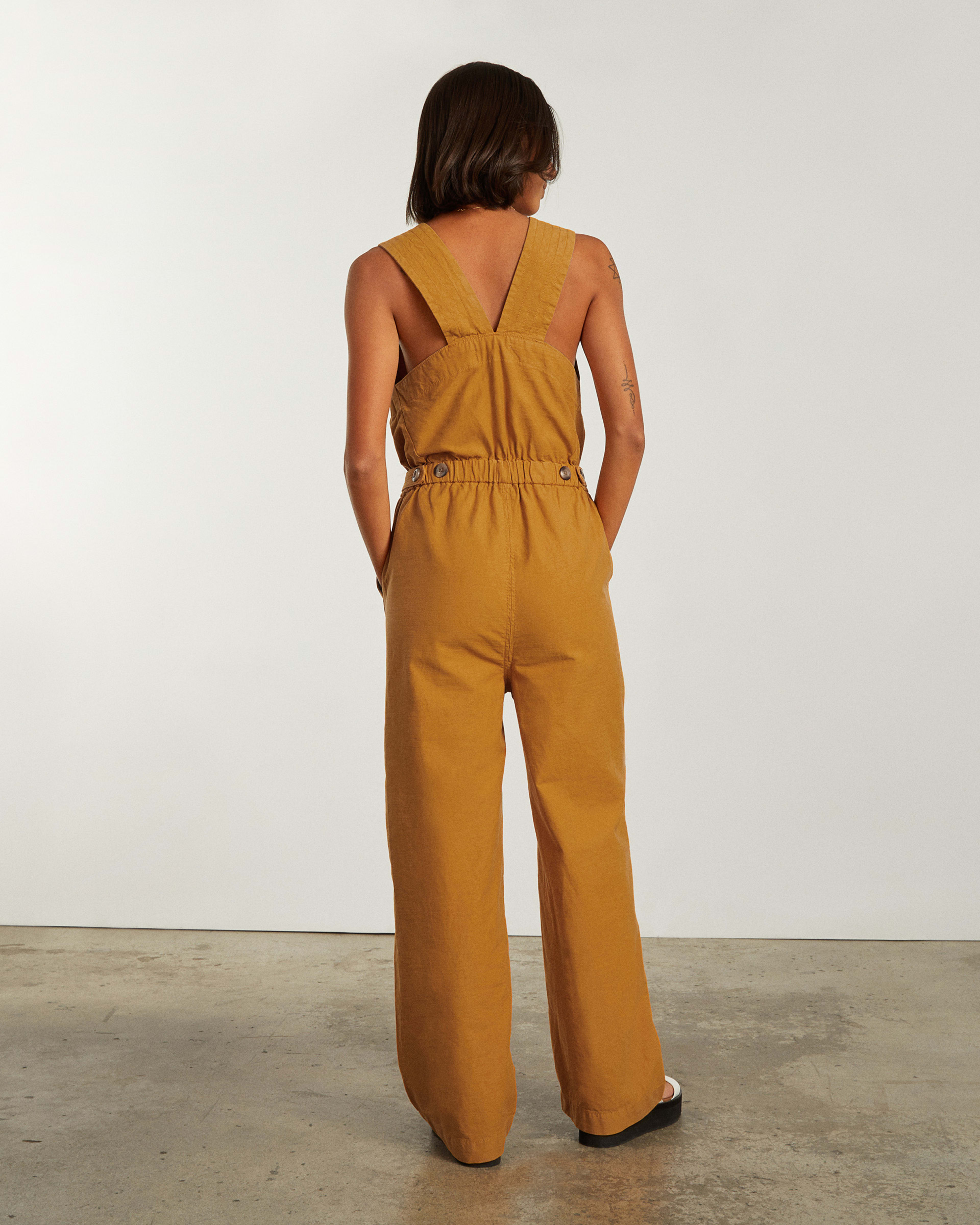 The Fatigue Apron Jumpsuit Amber Everlane
