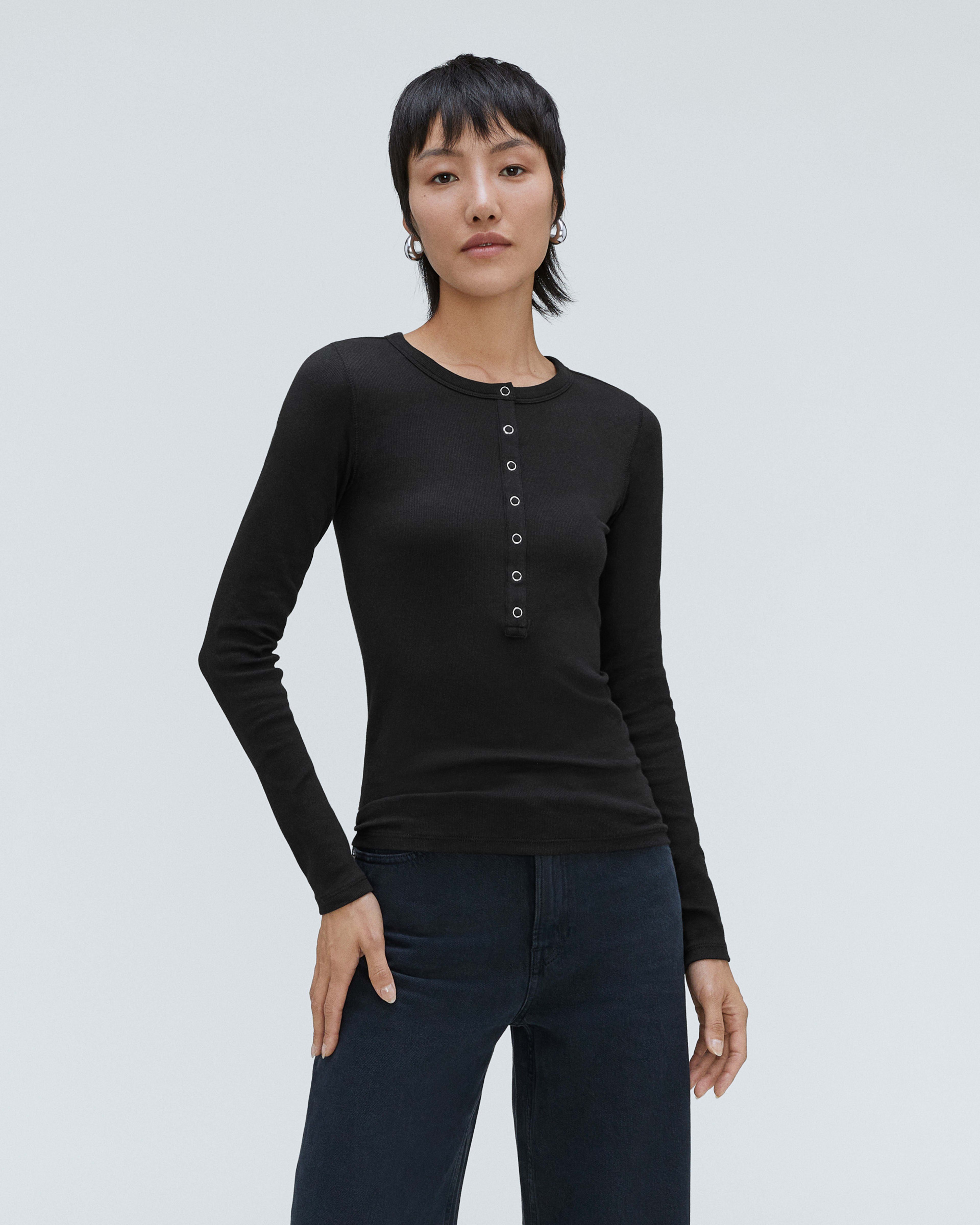 Everlane pima micro rib turtleneck hotsell