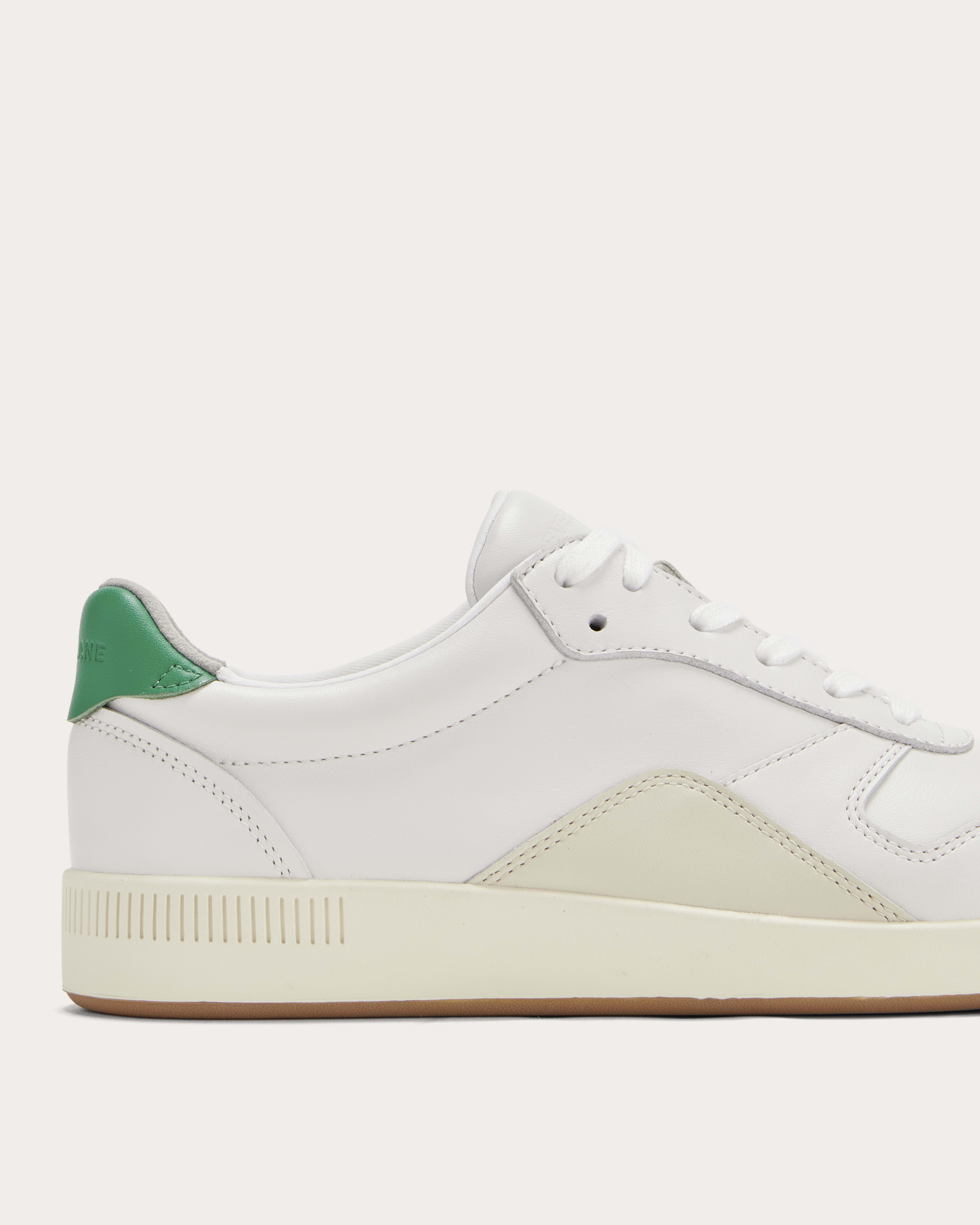 The Court Sneaker White / Grass Green / Parchment Everlane