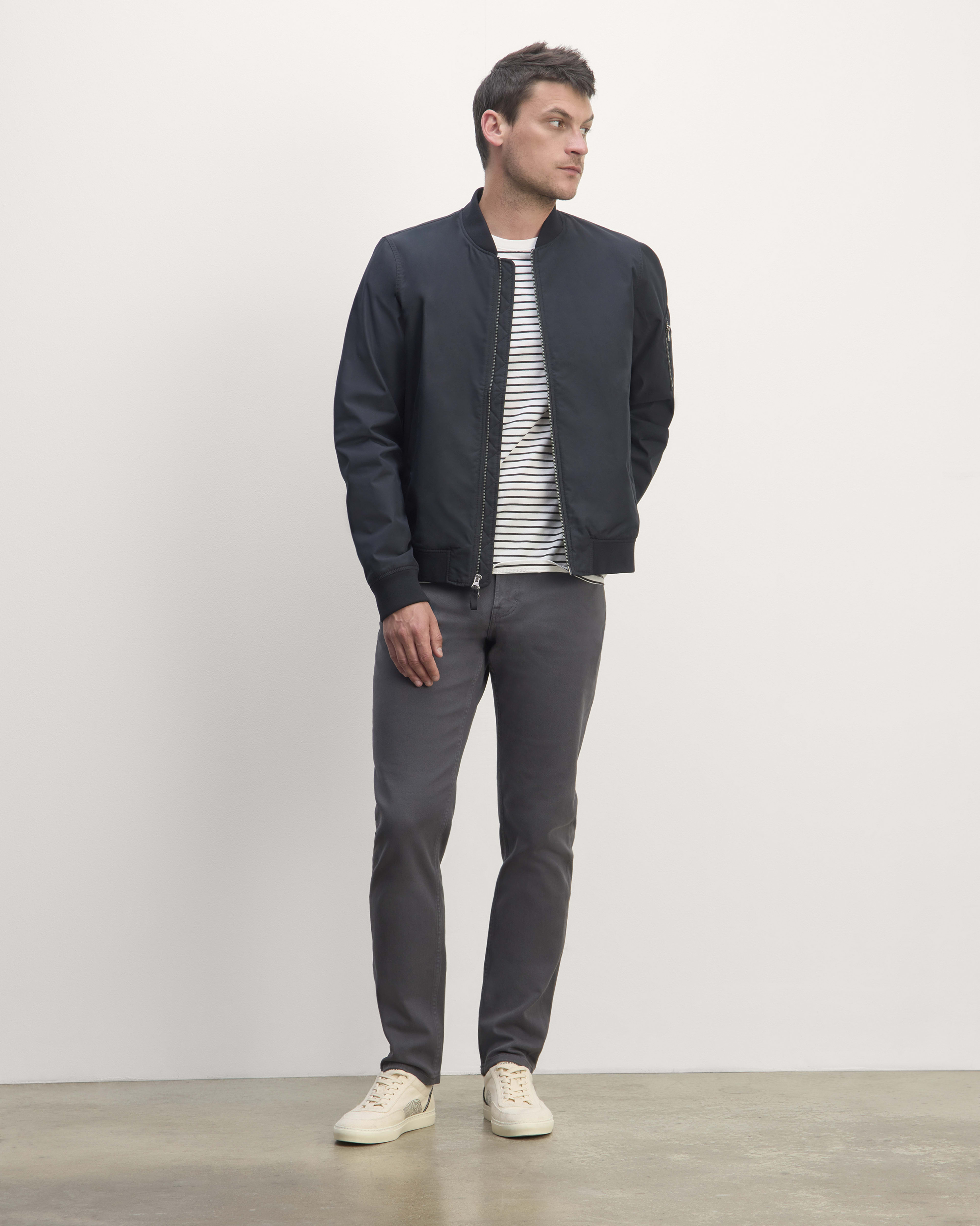 The Stretch Twill 5-Pocket Pant Graphite – Everlane