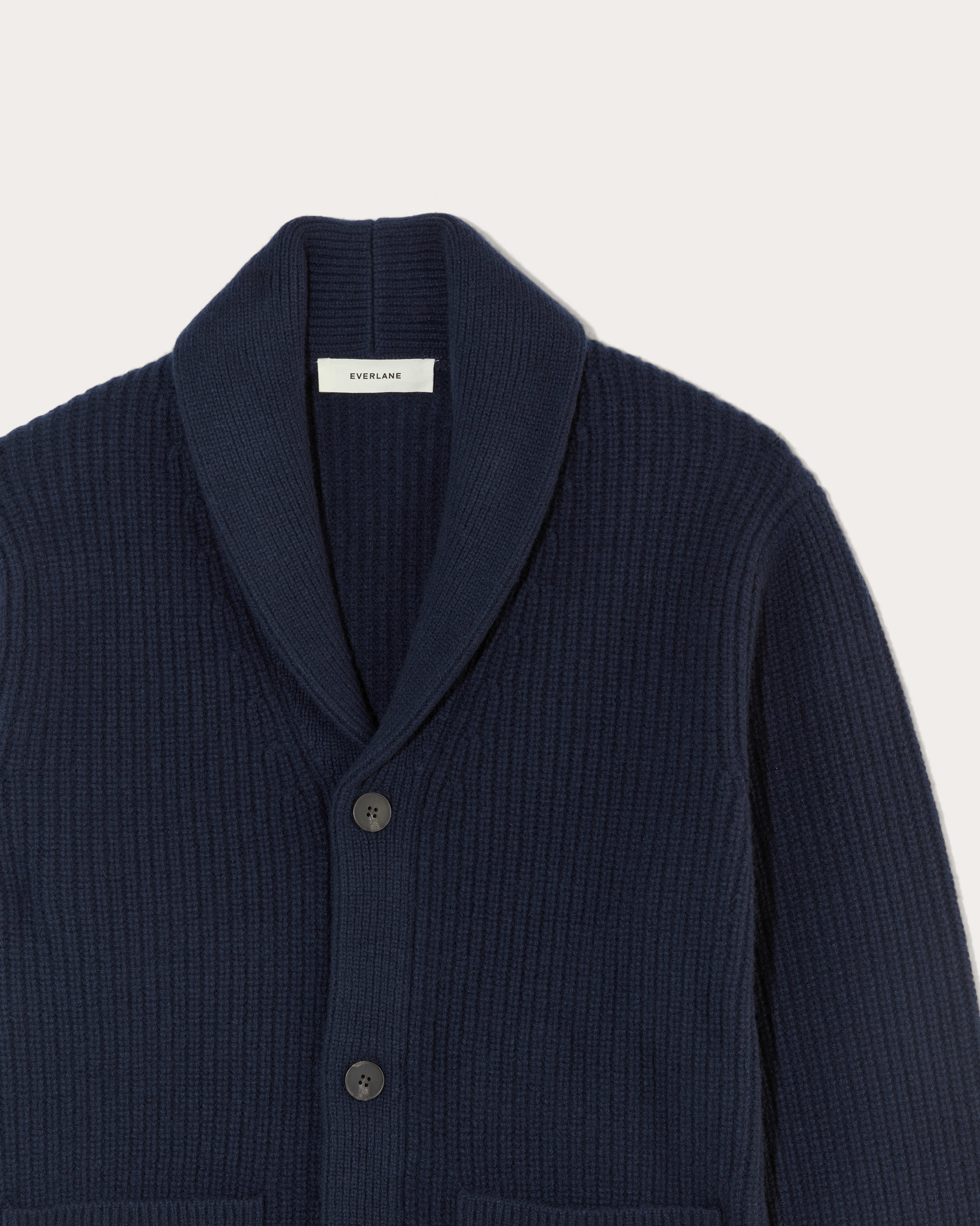 Everlane Felted Merino Shawl Collar Cardigan