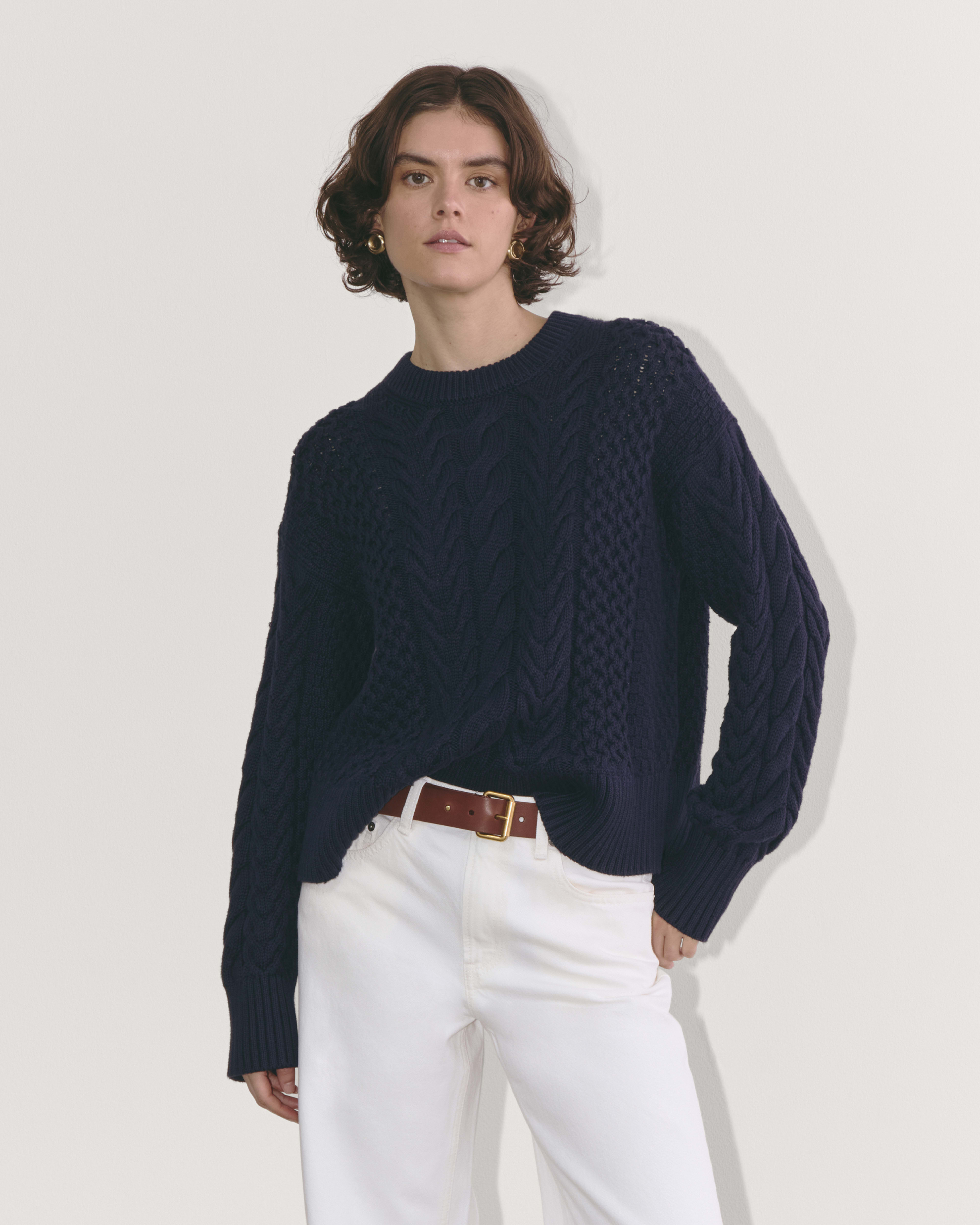 Cotton cable crew outlet