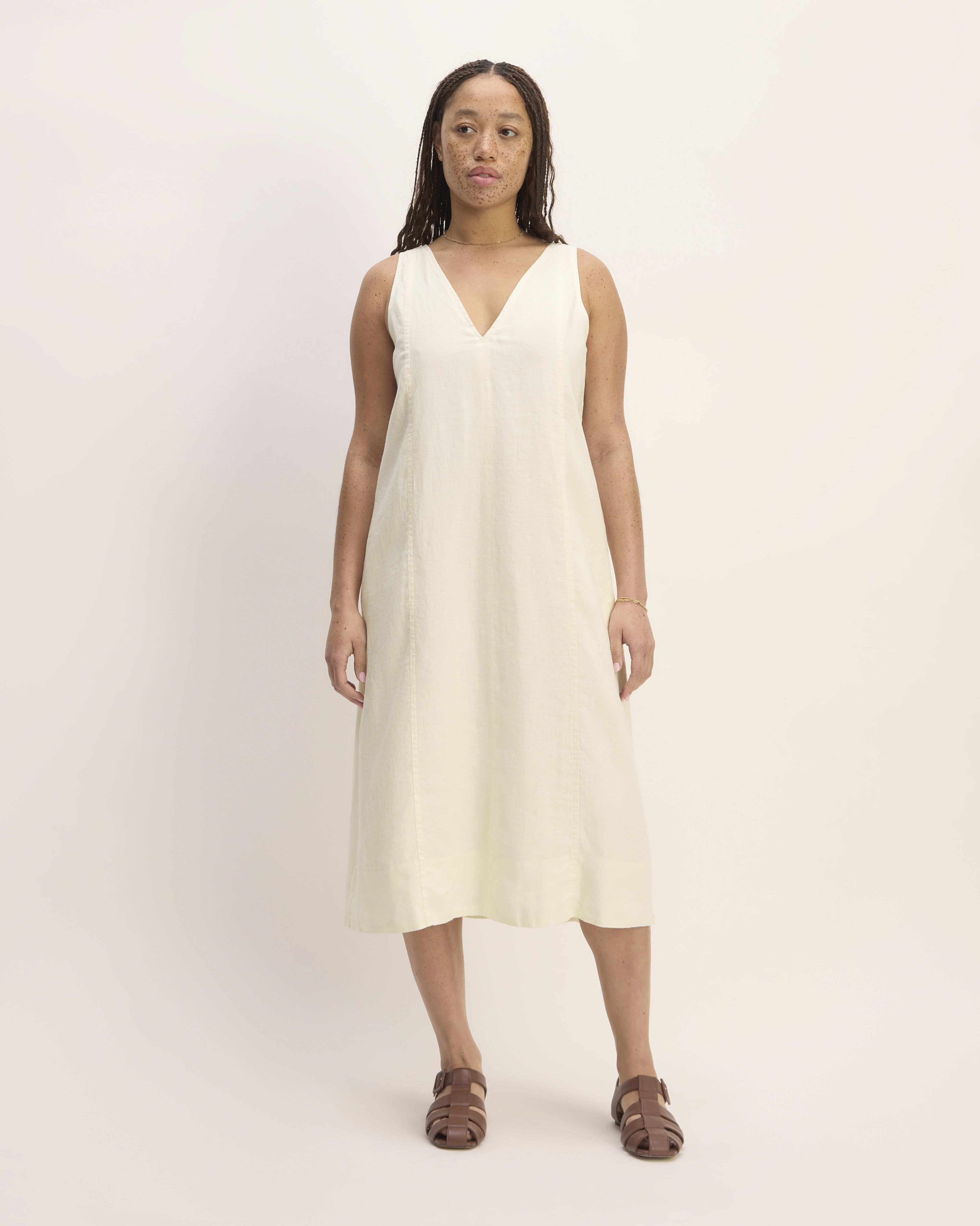 Everlane NWT The Ribbed Tank Dress in Beech Size L - $60 New With Tags -  From Desert