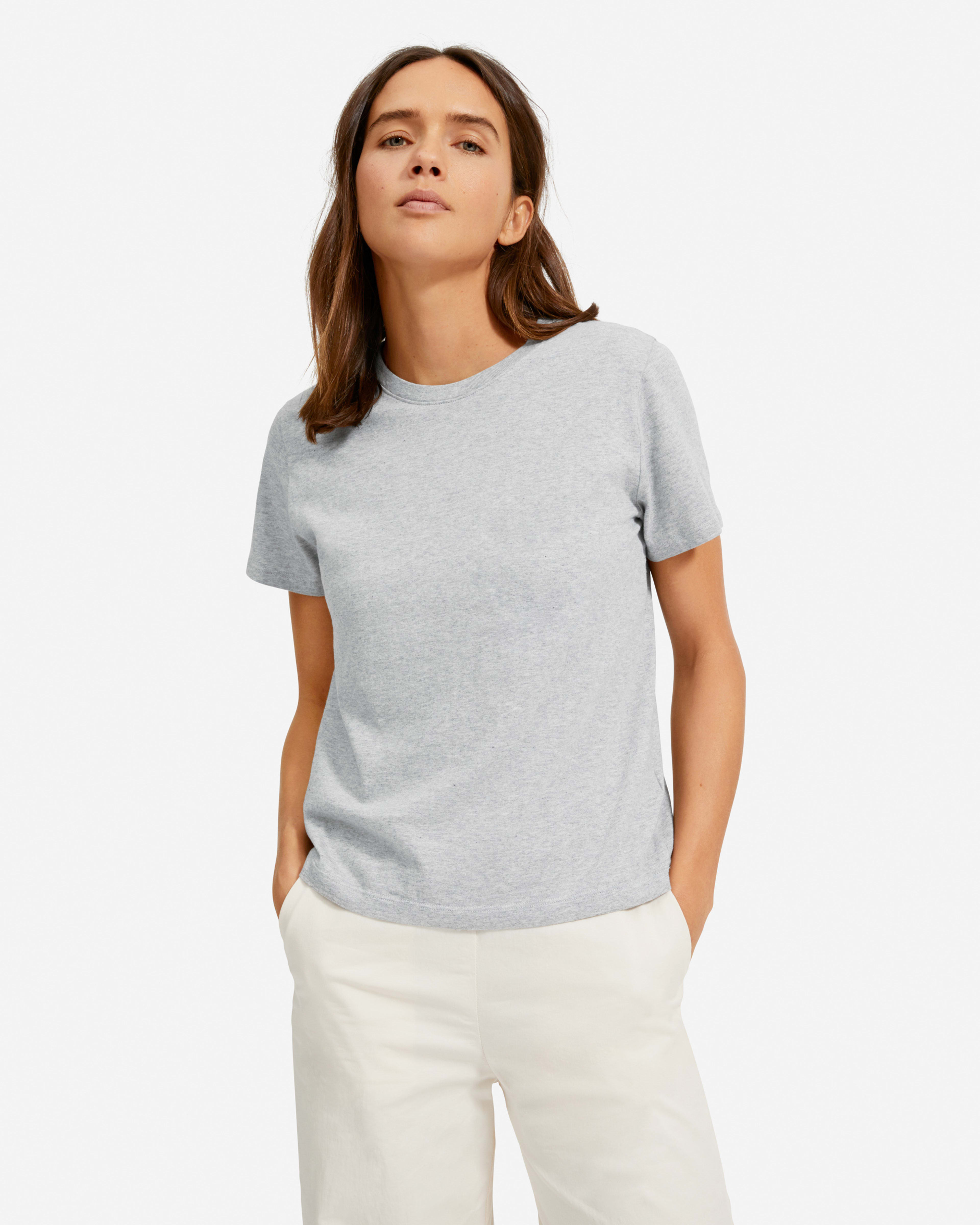 Loose-fit linen top MIDWAY in White