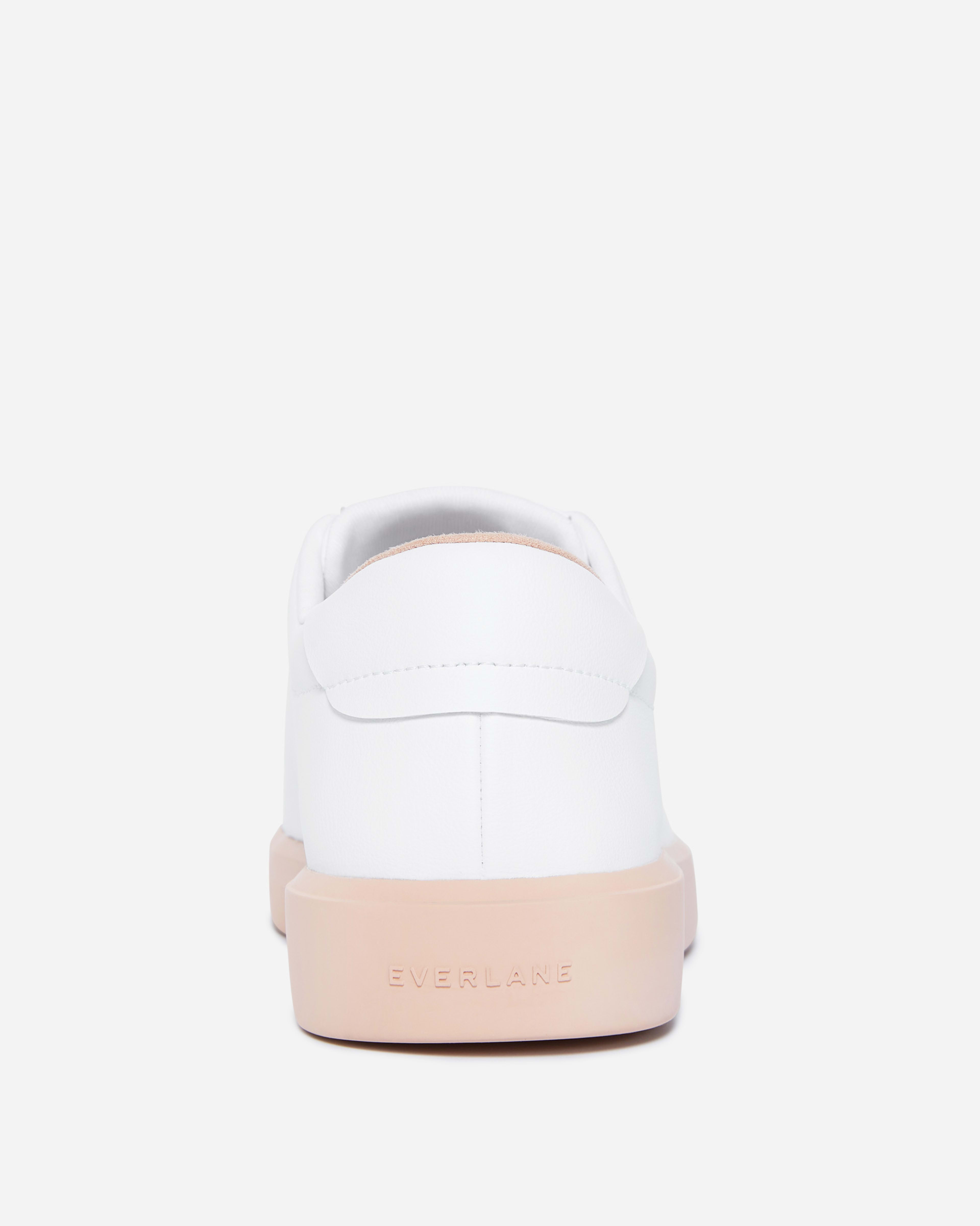 The ReLeather® Tennis Shoe White / Pale Pink – Everlane