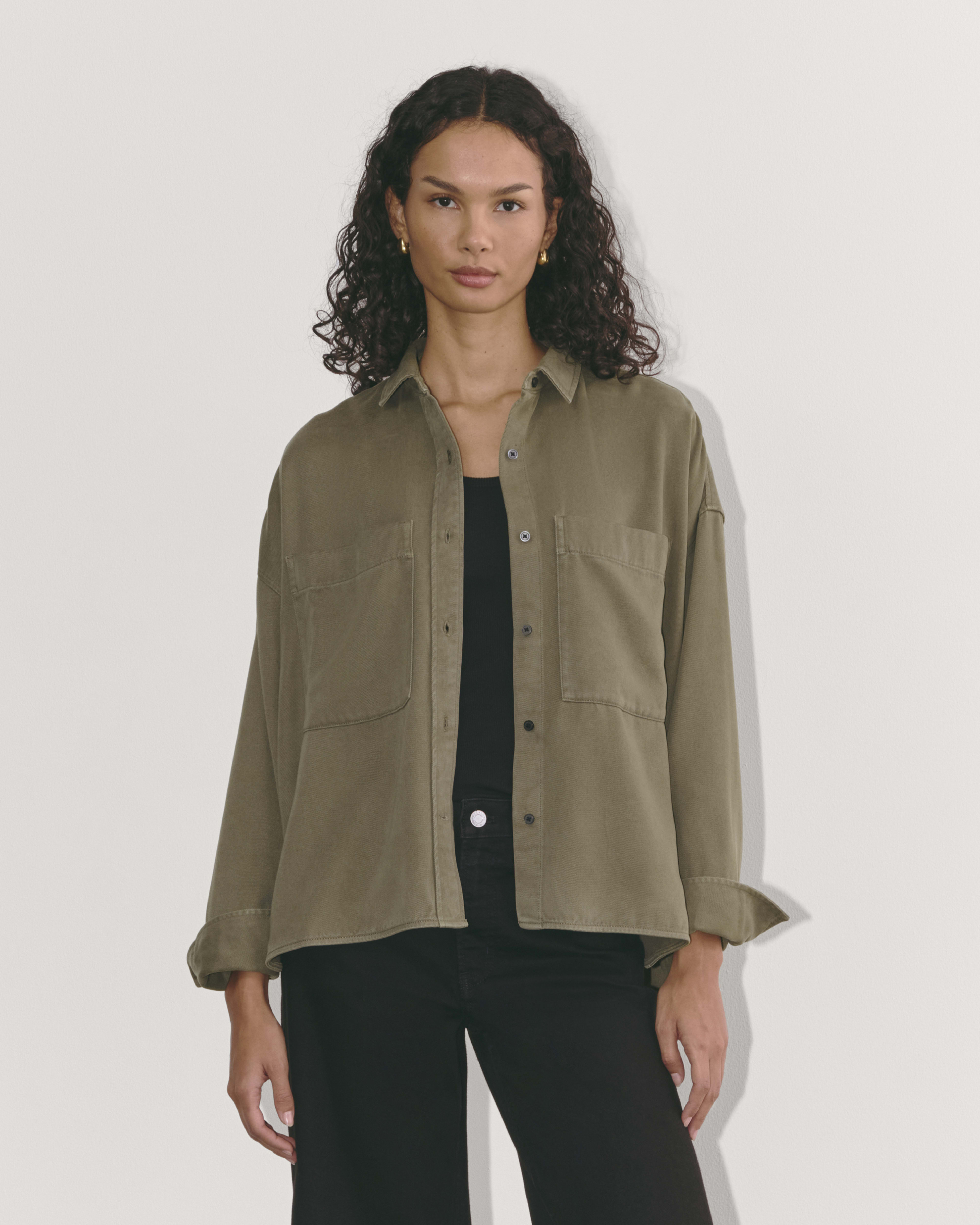 The Boxy Overshirt in Buttersoft