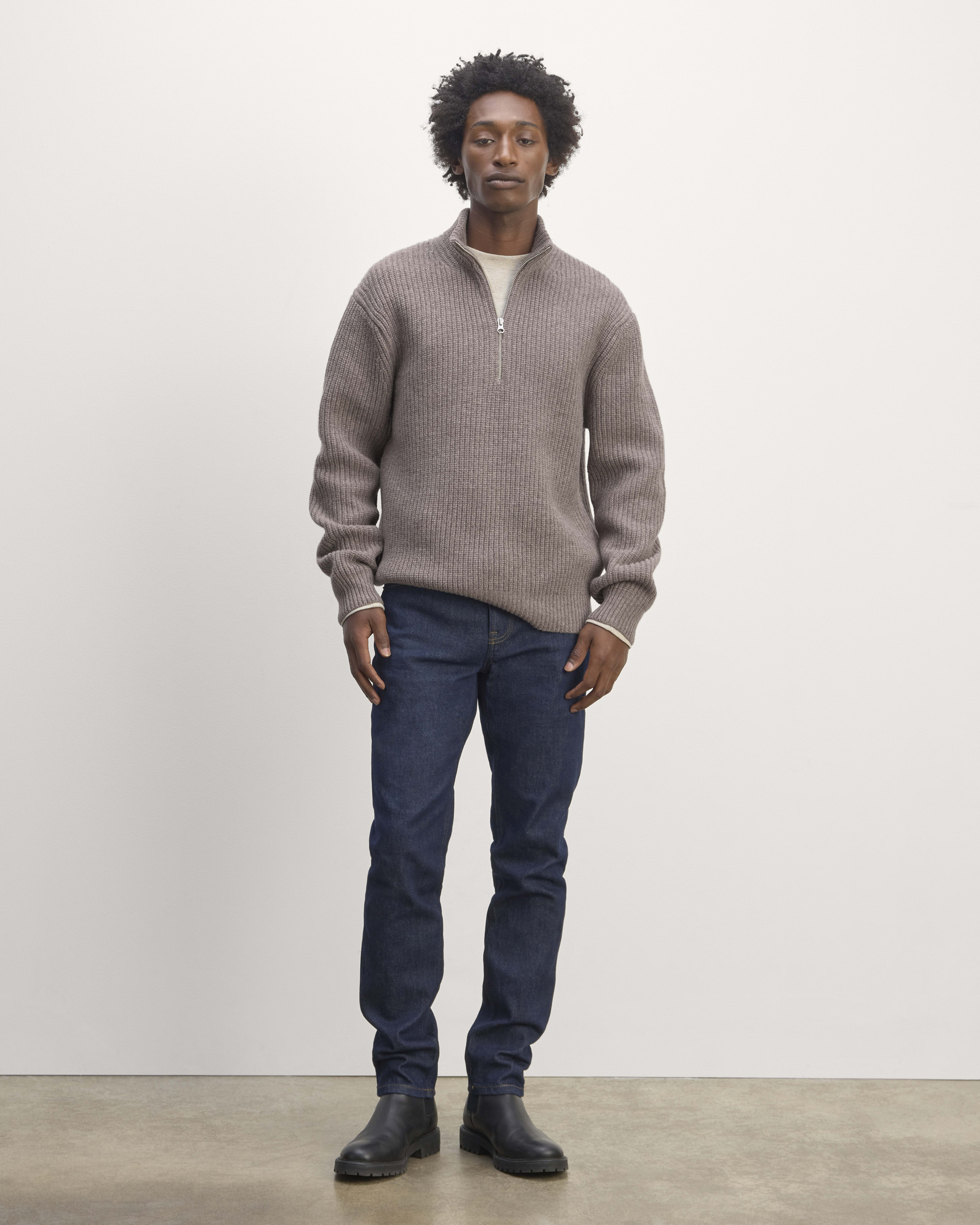 Mens sweater and jeans outlet