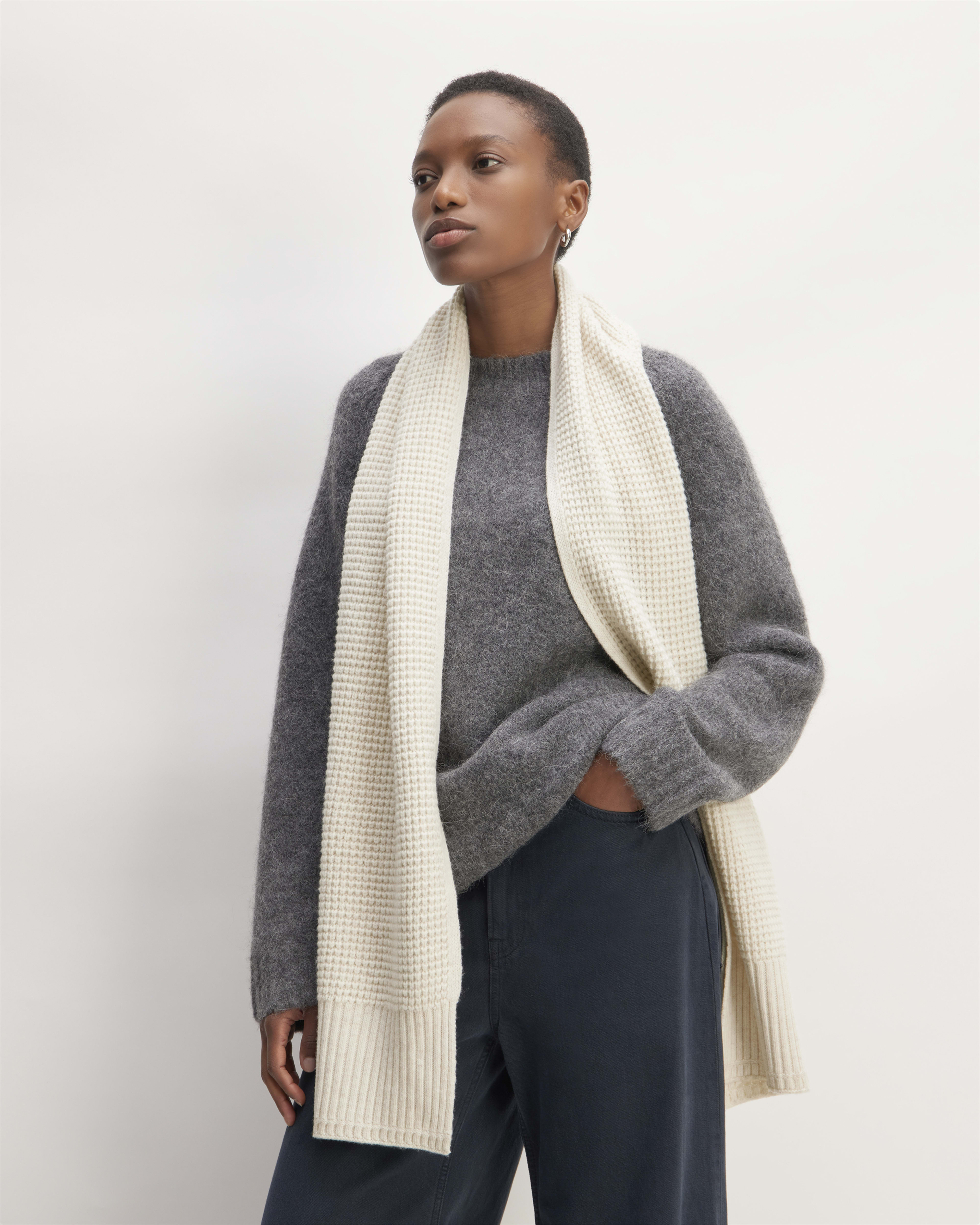 Everlane waffle sweater deals