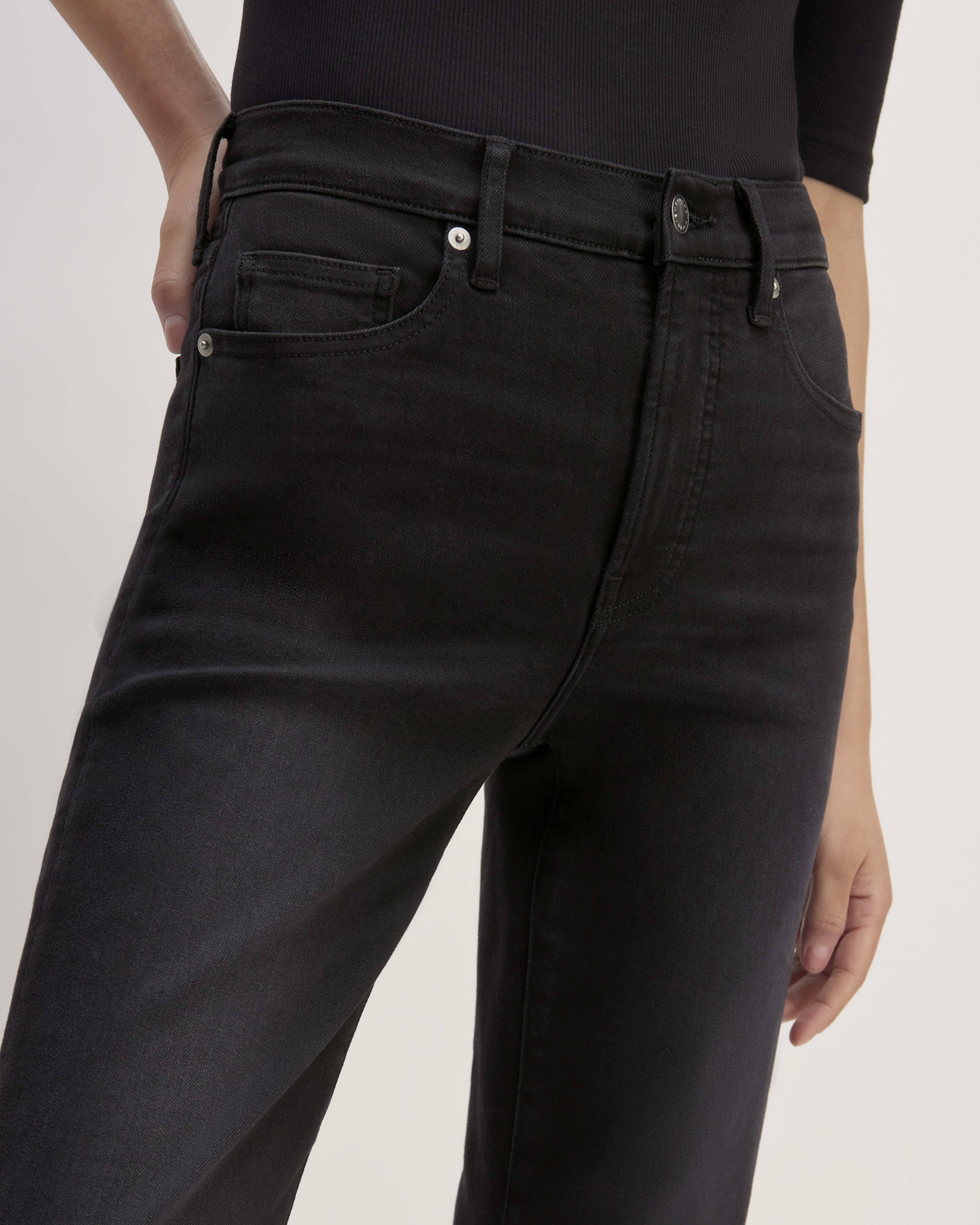 The Kick Bootcut Jean Faded Black Everlane