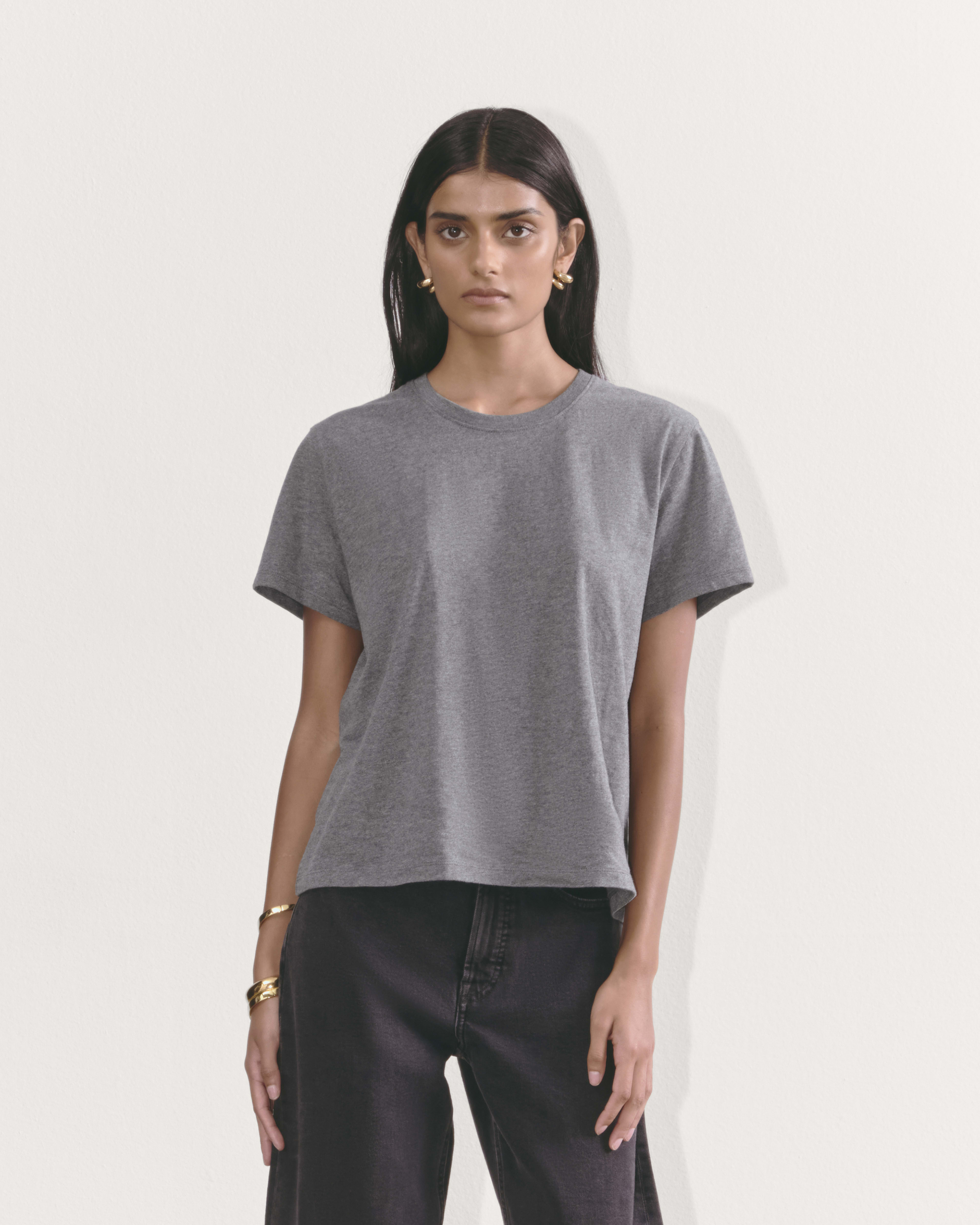 The Box-Cut Tee in Essential Cotton