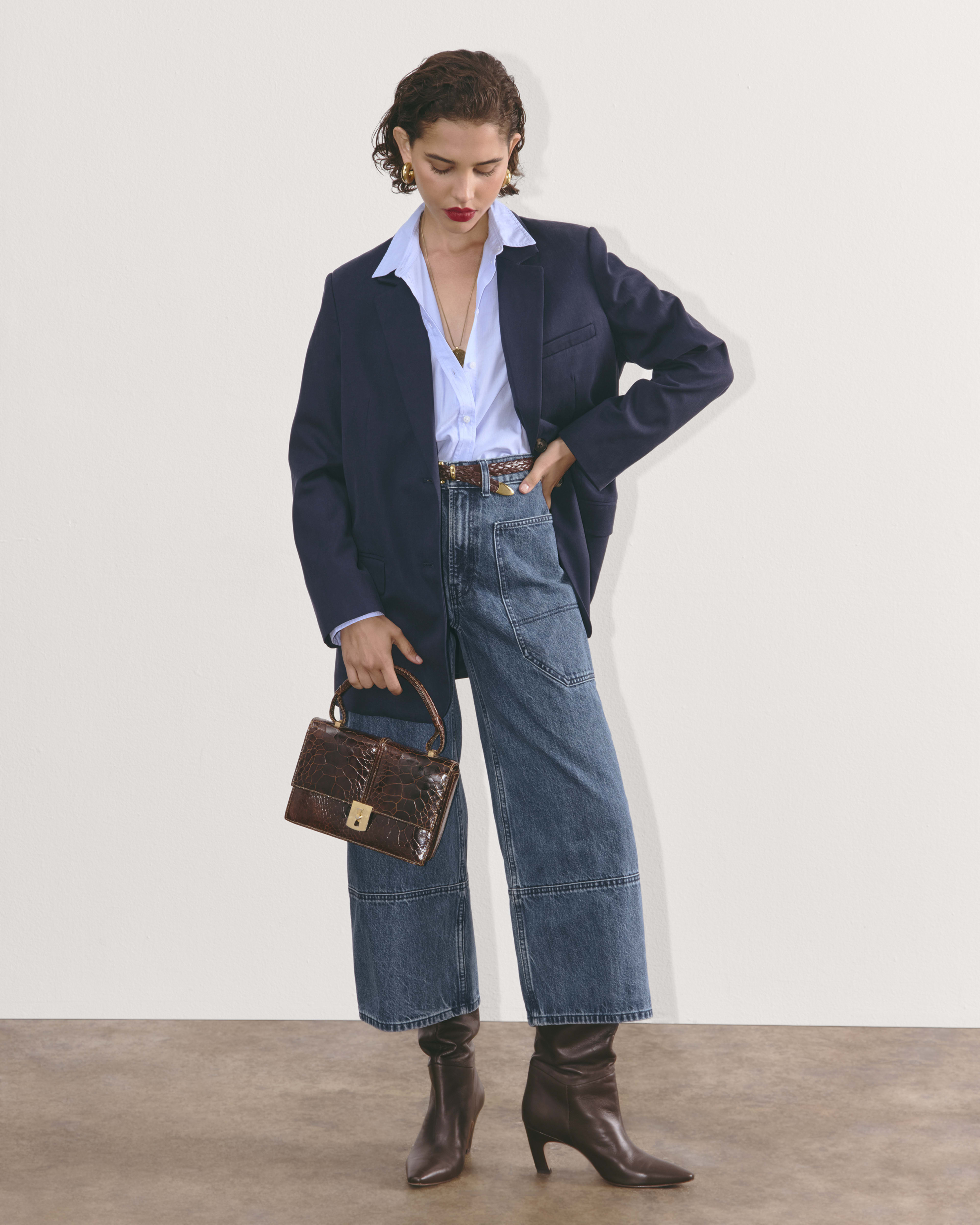The Way High Gardener Cropped Jean Diamond Stone Everlane