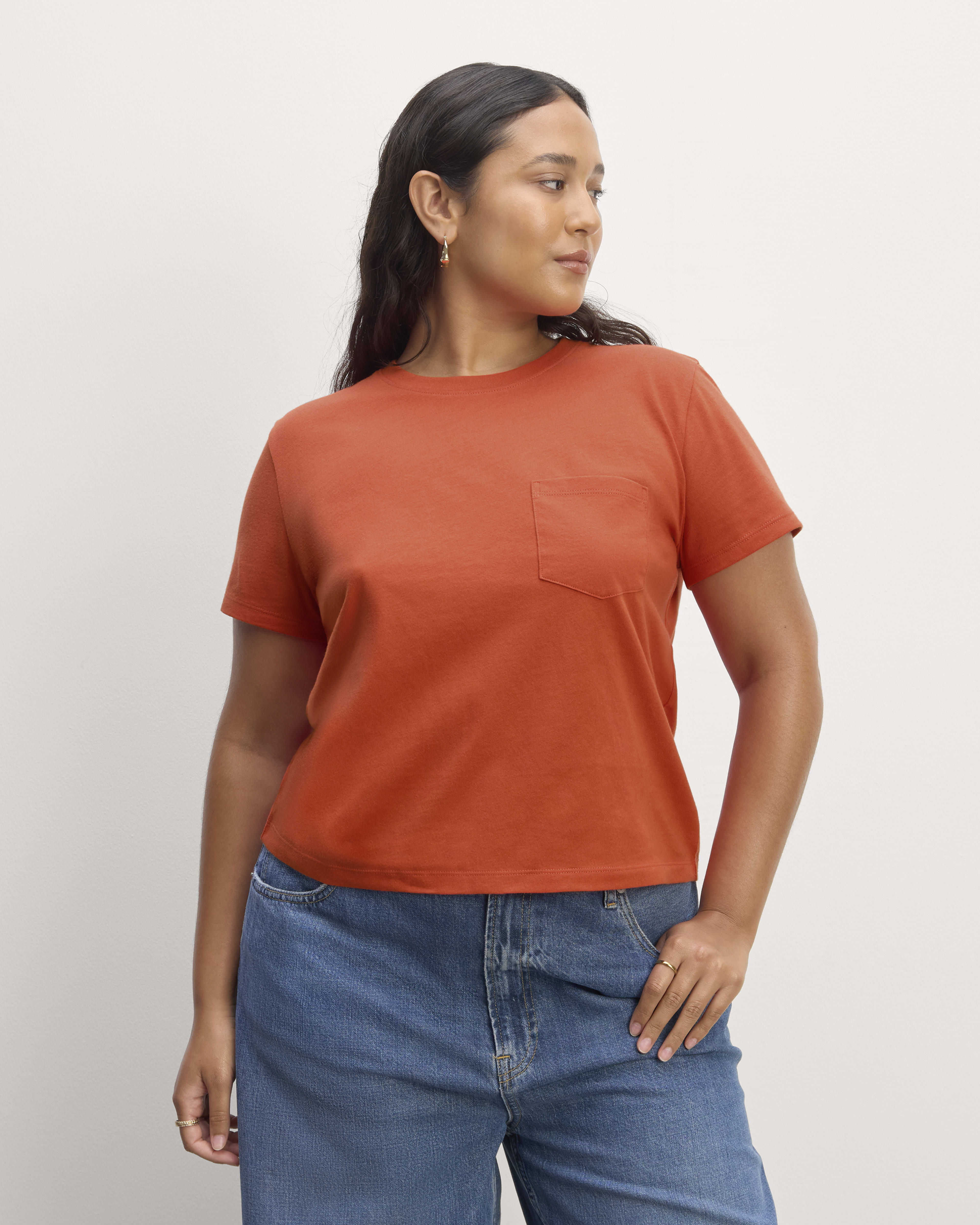 The Box-Cut Tee in Essential Cotton