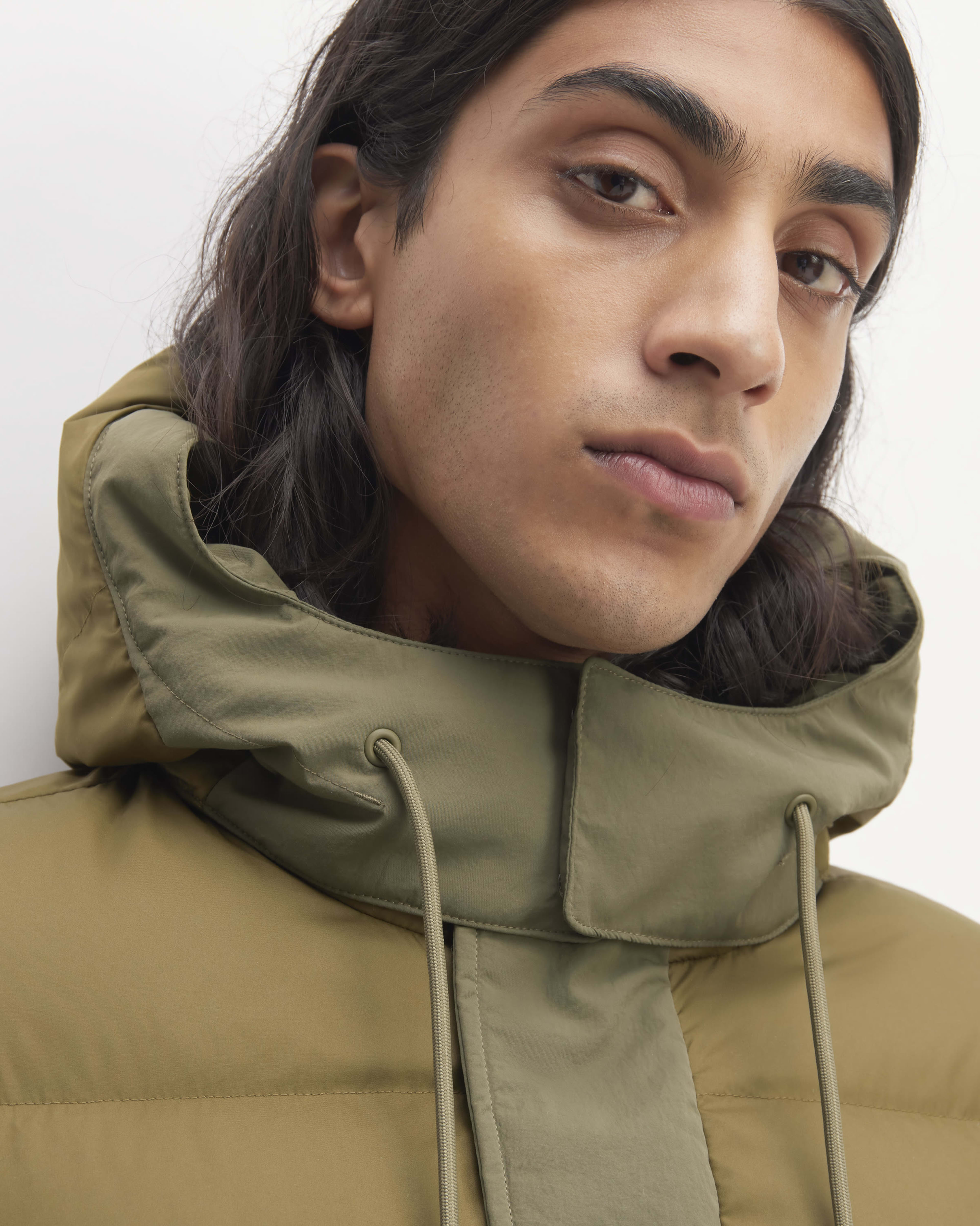 The ReNew Short Puffer Kalamata Beech Everlane