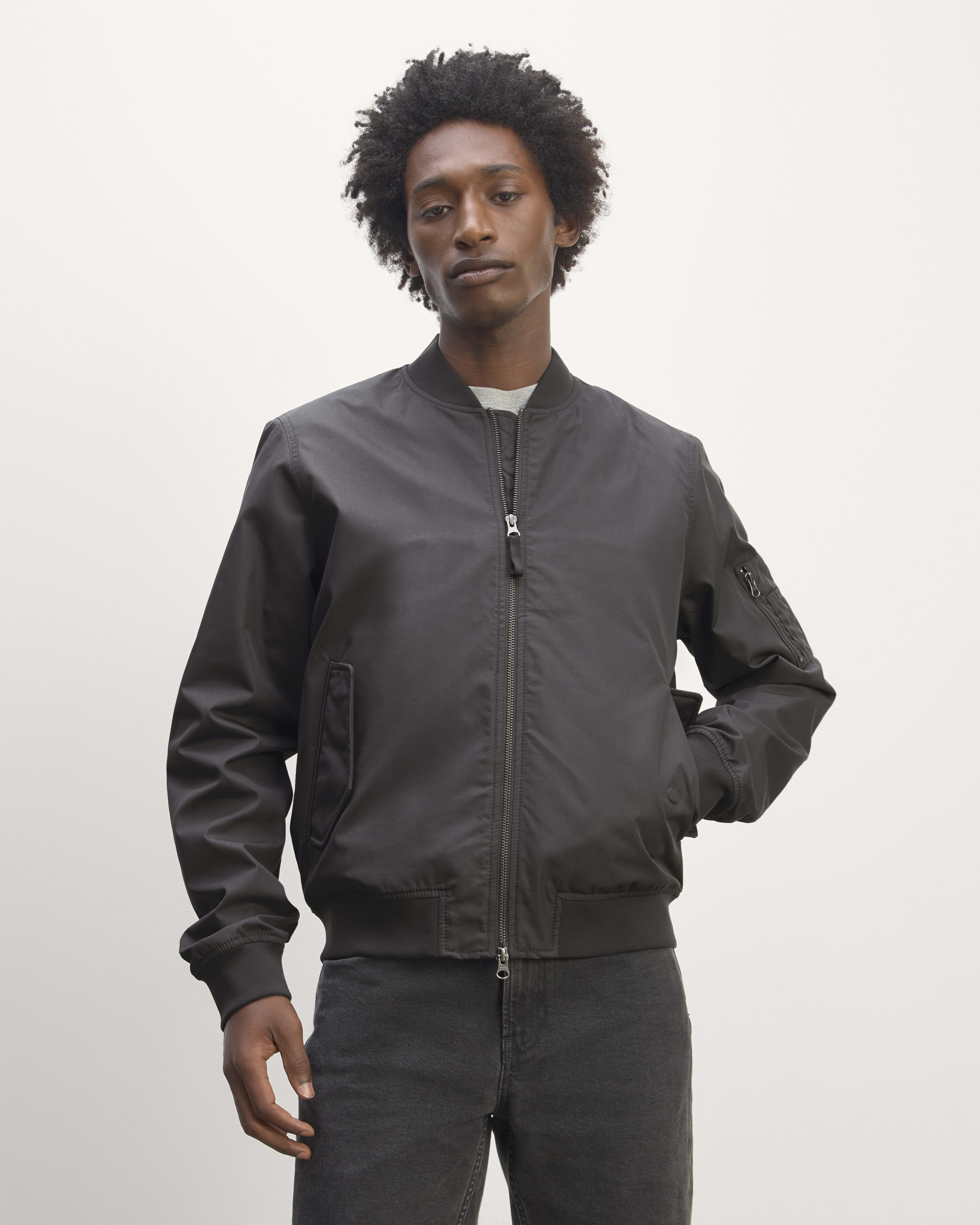 The Bomber Jacket Uniform Graphite Everlane