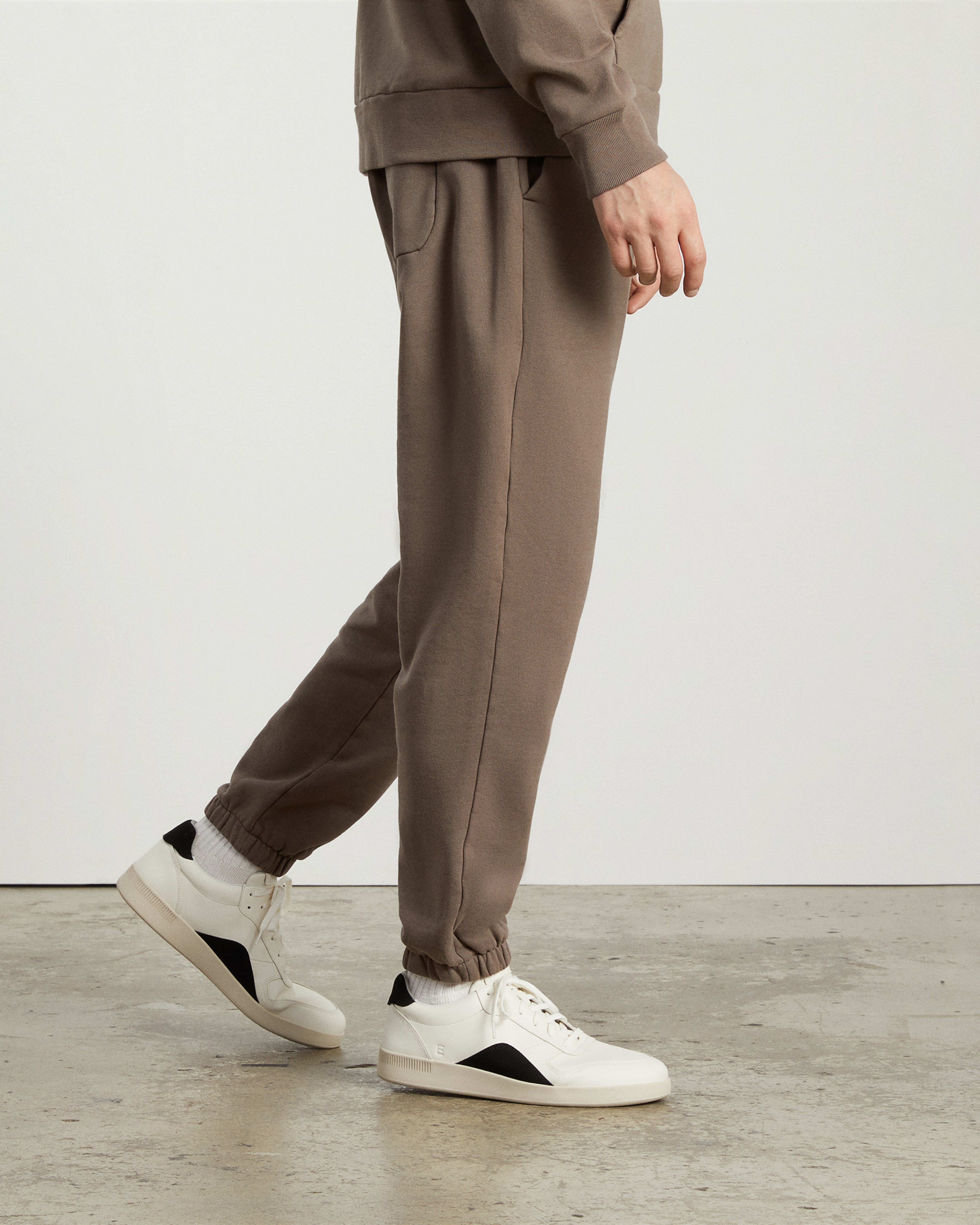 The ReLeather® Court Sneaker Off White / Black – Everlane
