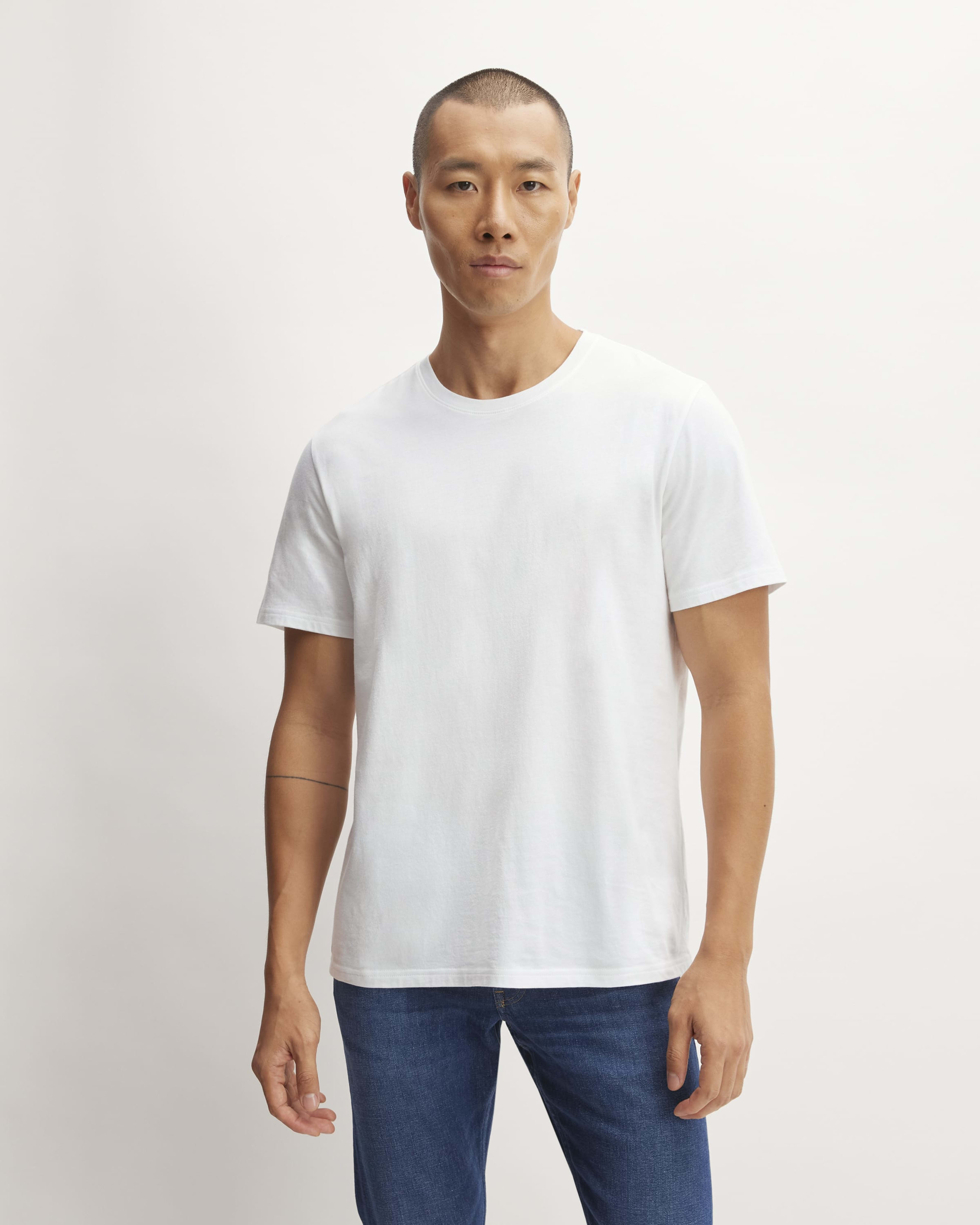 White t shirt uniform best sale