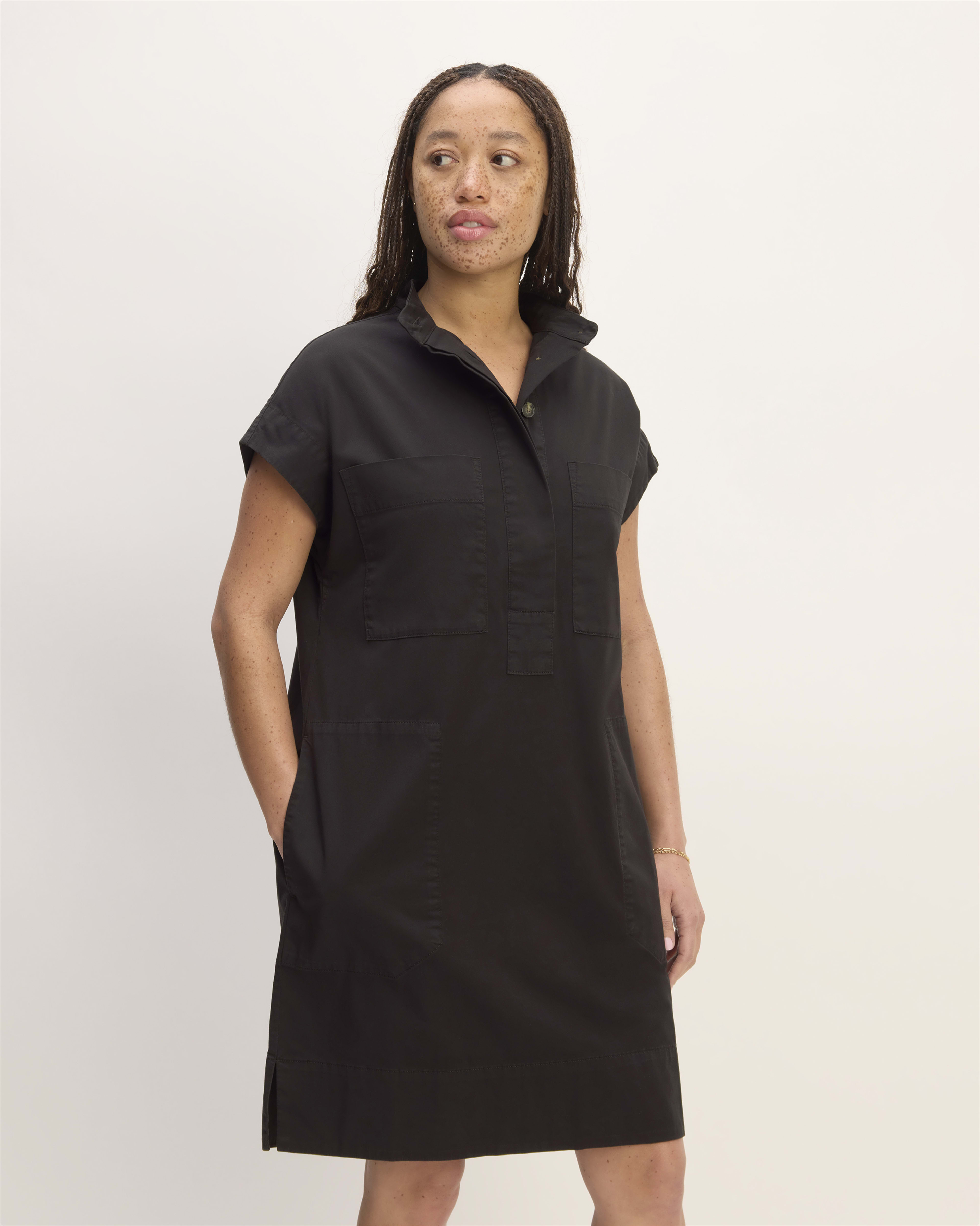 Black workwear dress 2025