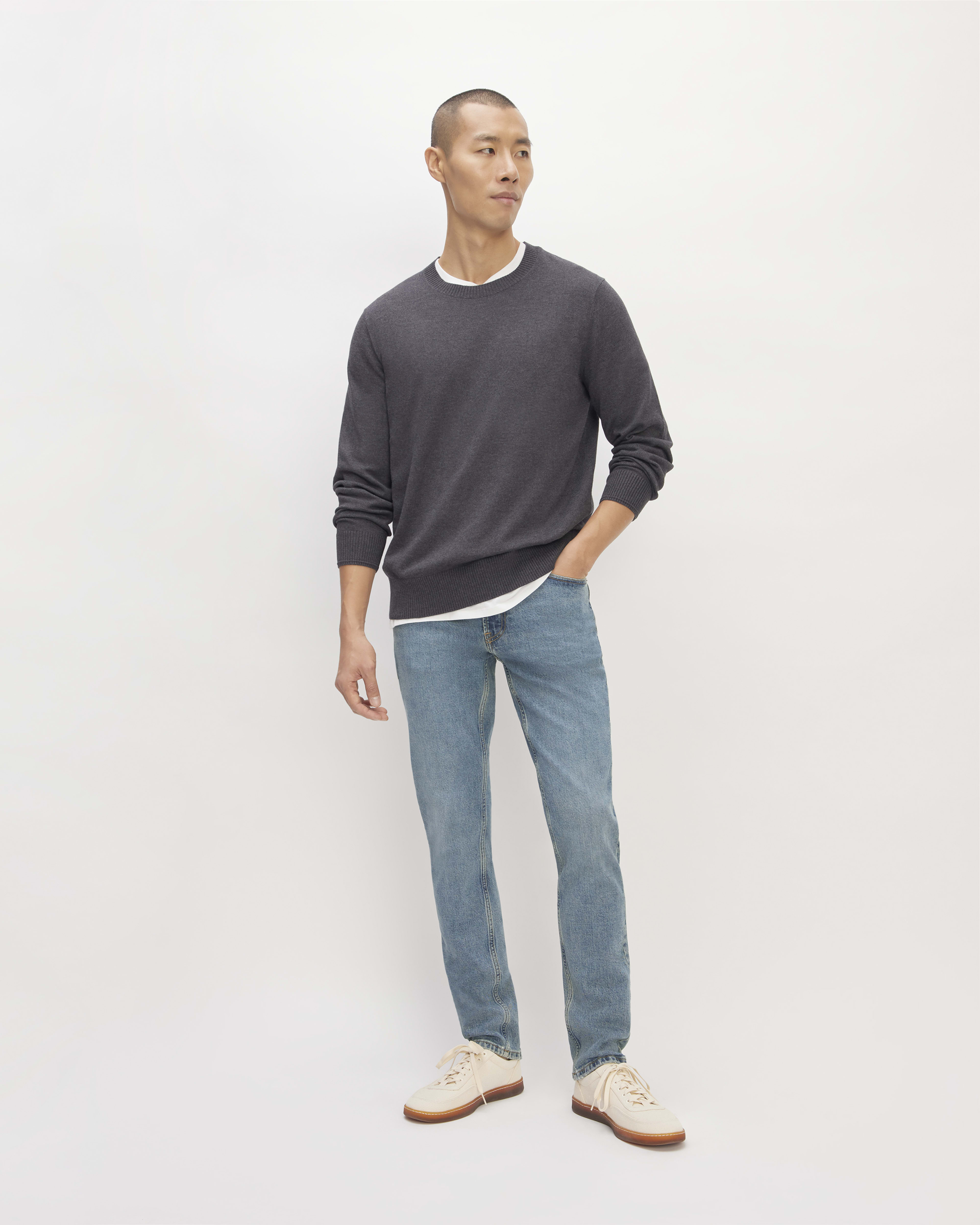 Mens sweater and jeans clearance