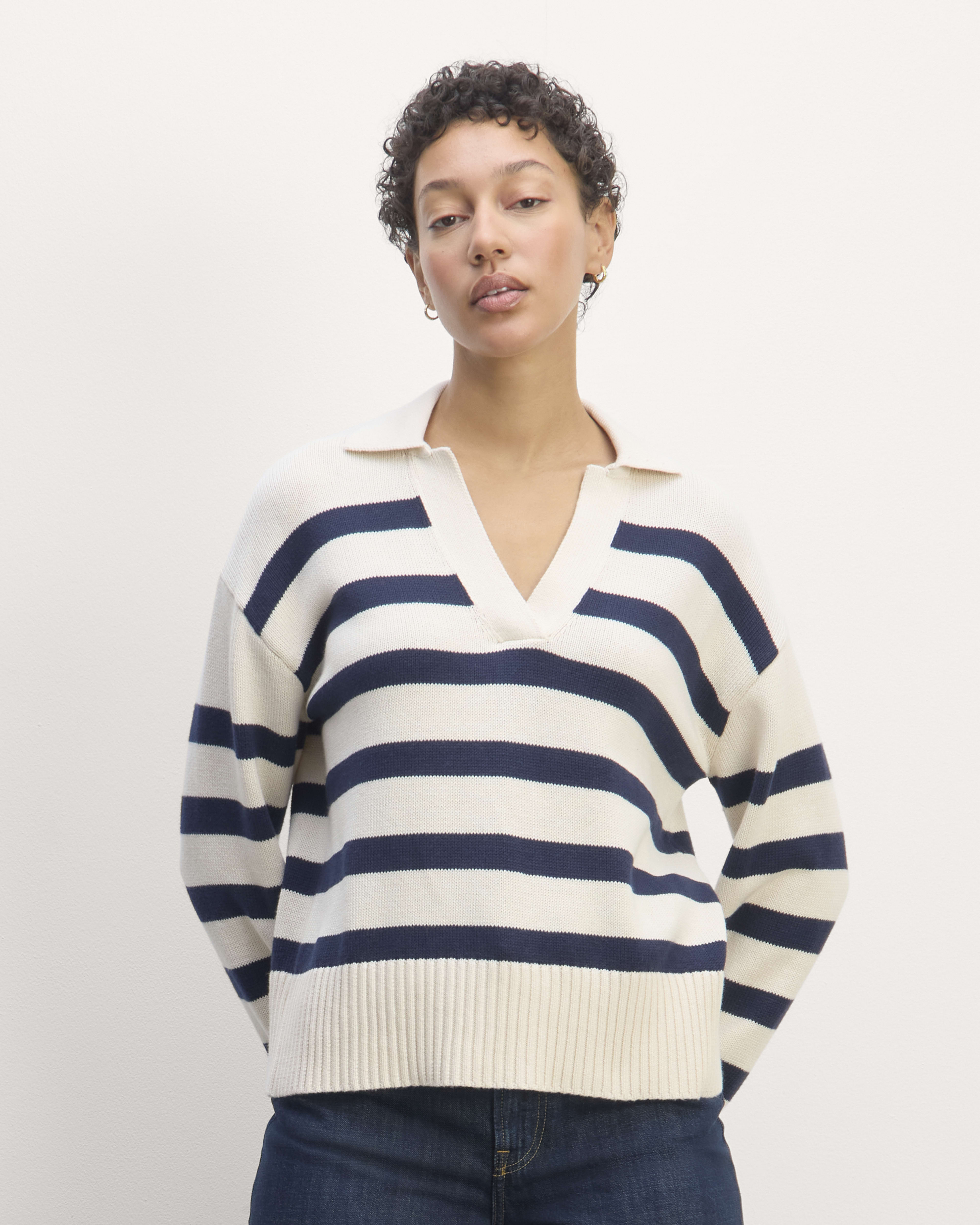 The Boxy Polo in Everyday Cotton