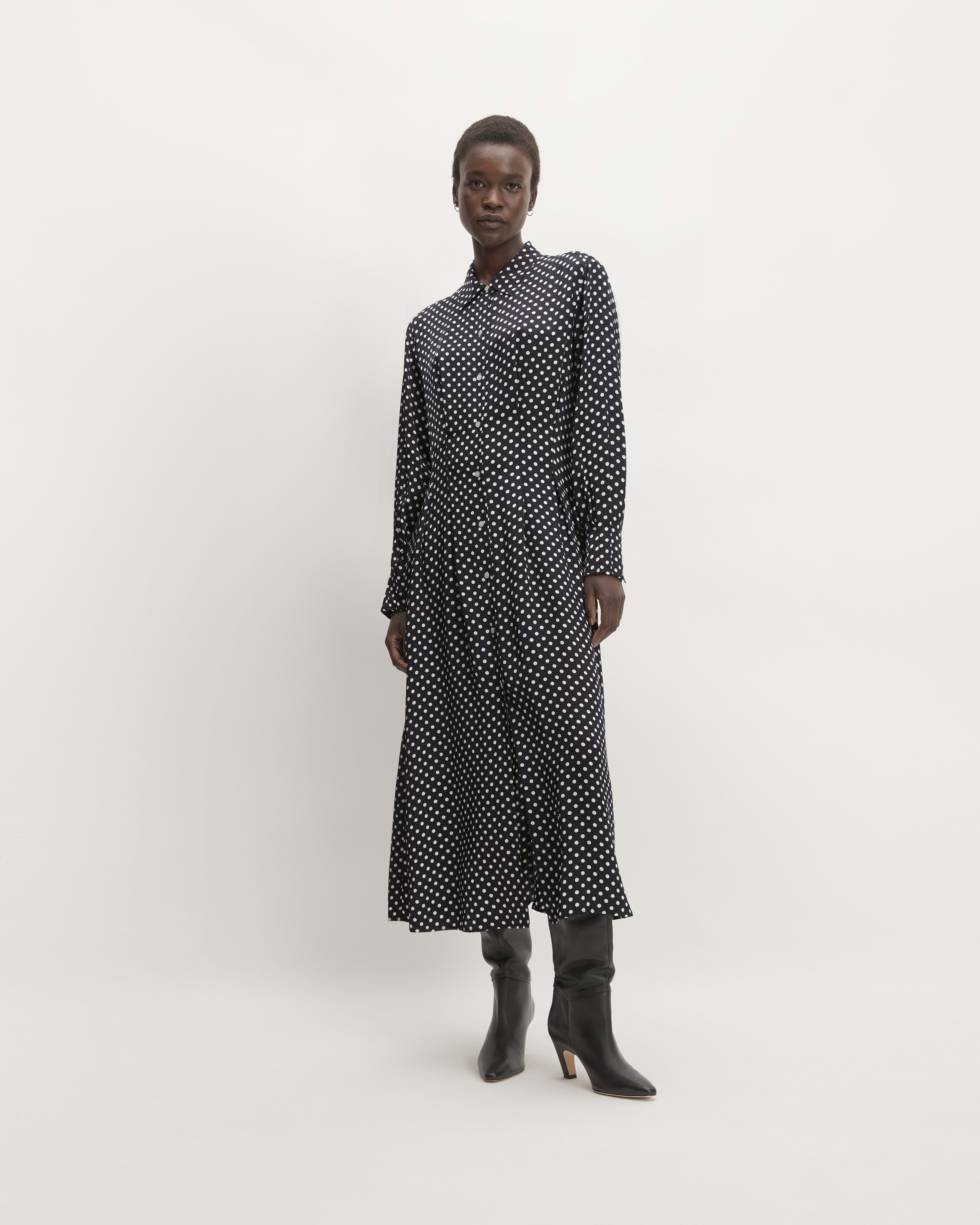 Zara satin shirt dress sales