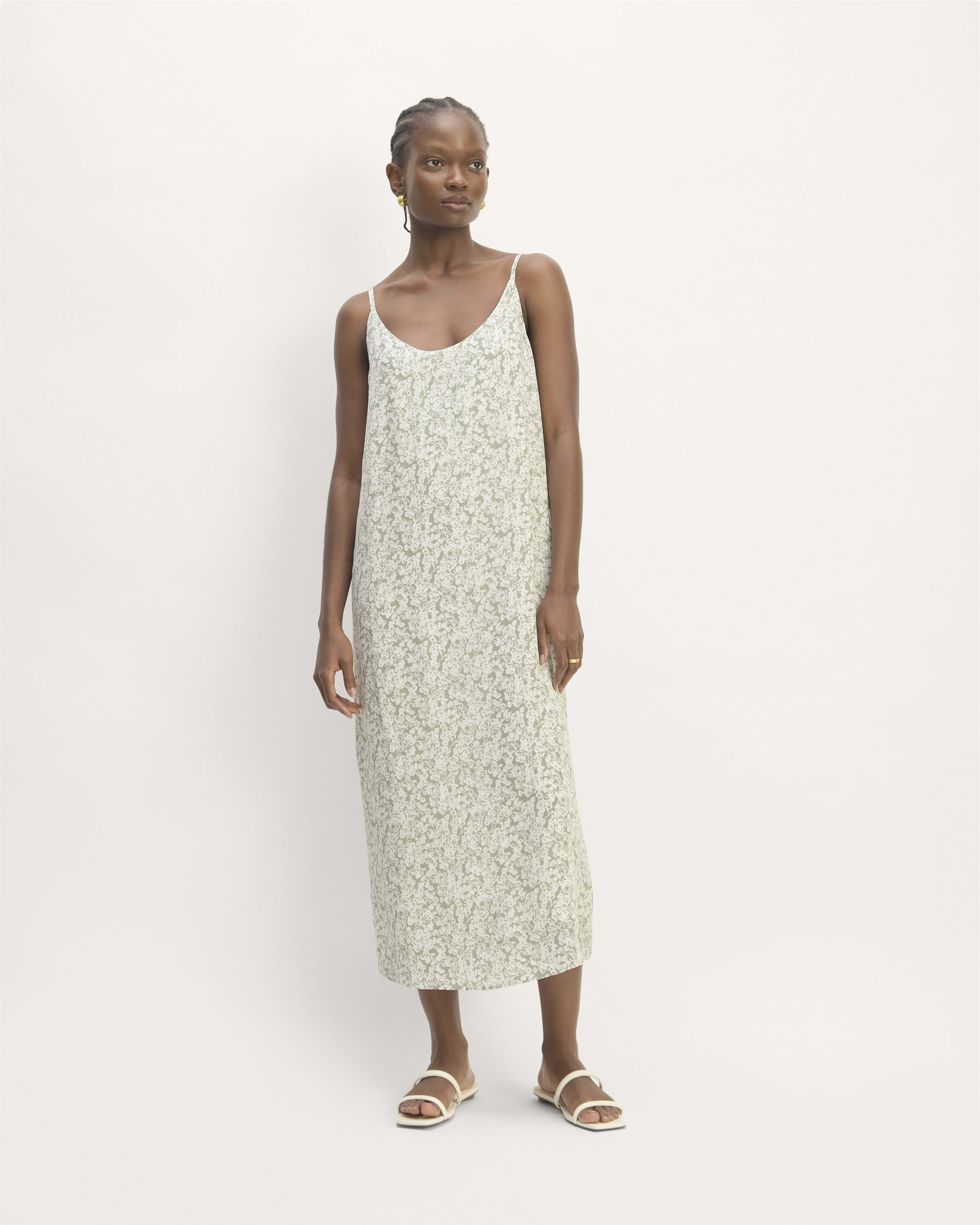 Everlane silk slip dress new arrivals