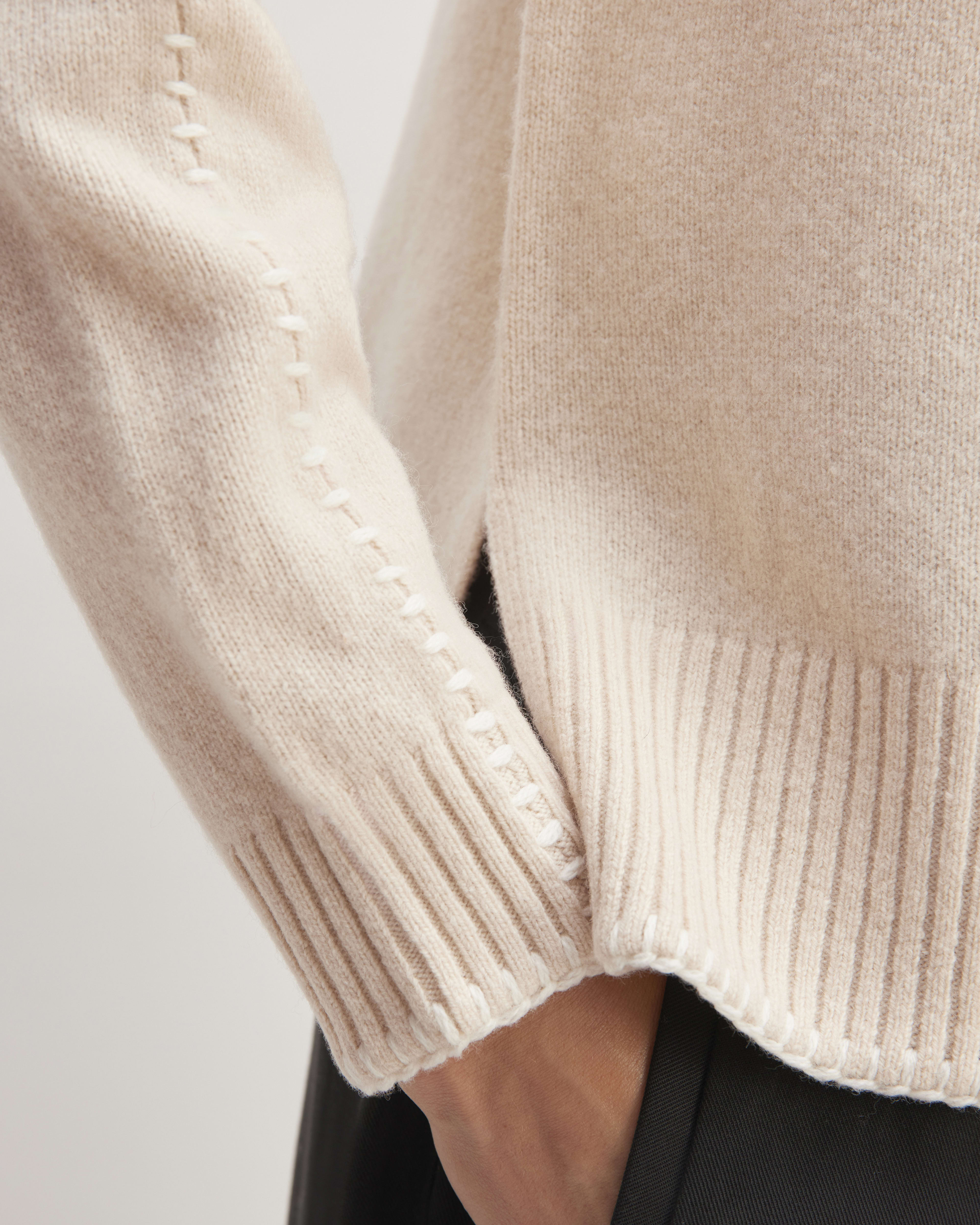 The Good Merino Wool Cardigan Buttermilk / White Everlane