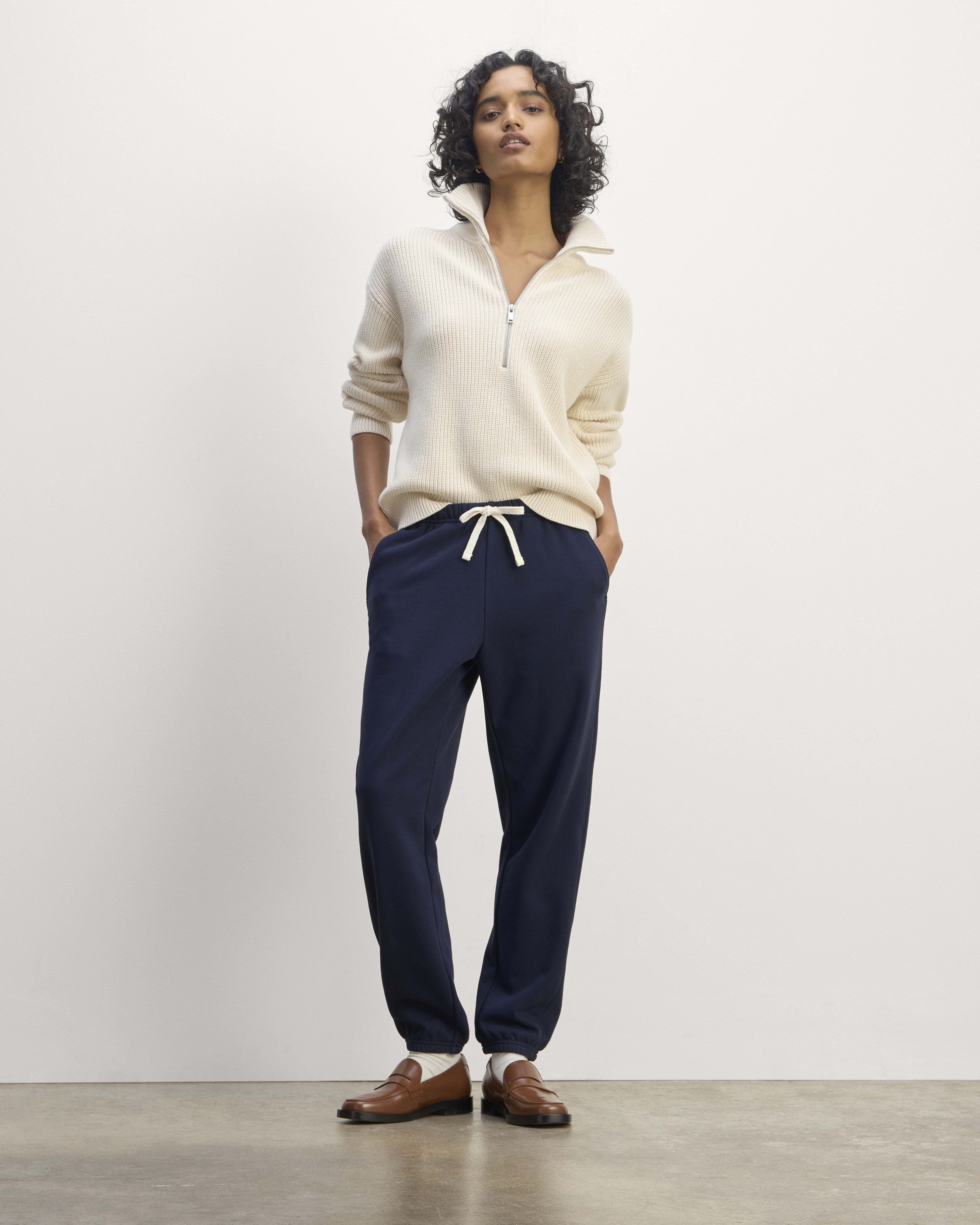 The Off Duty Jogger Navy Everlane
