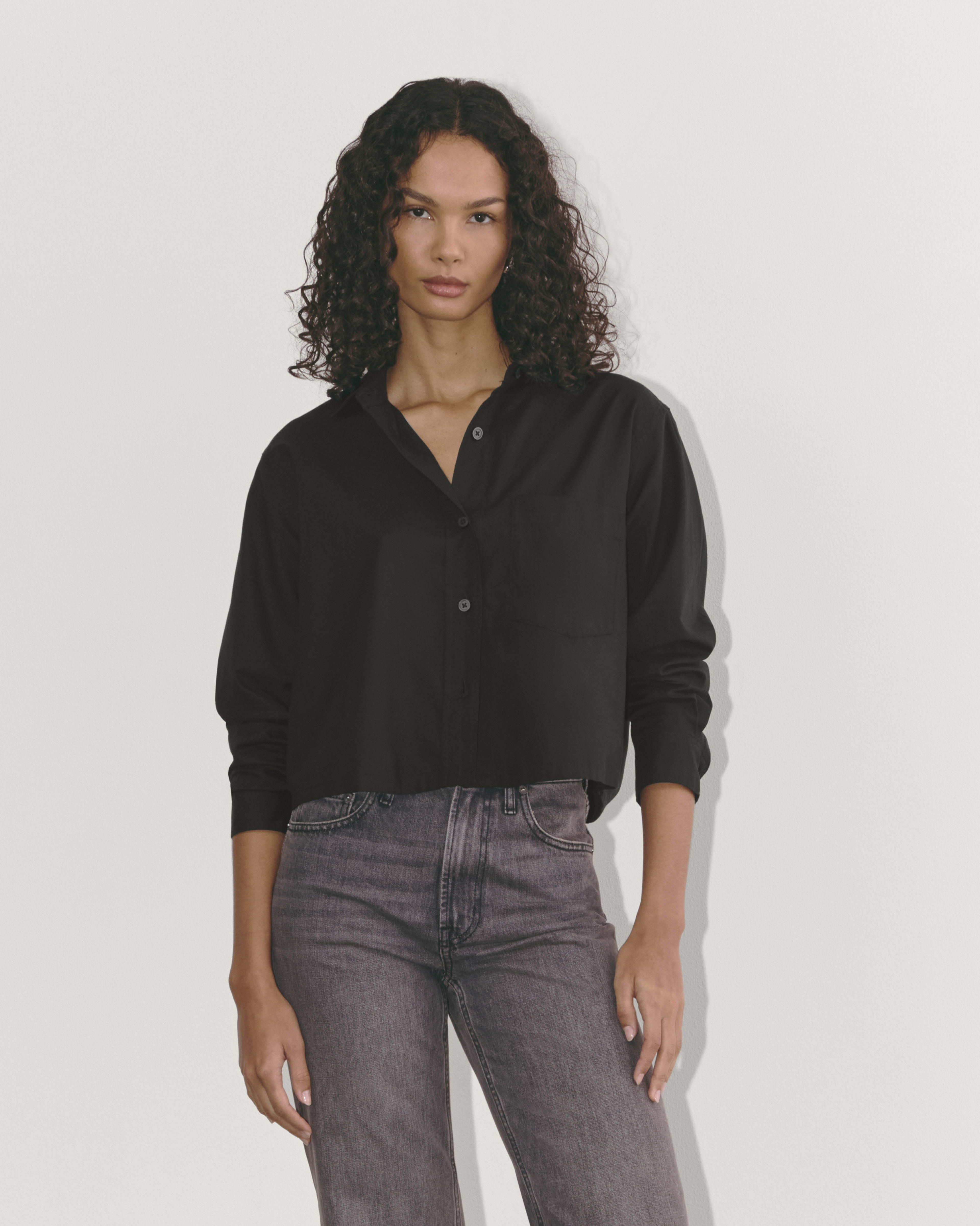 The Way-Short Shirt in Silky Cotton