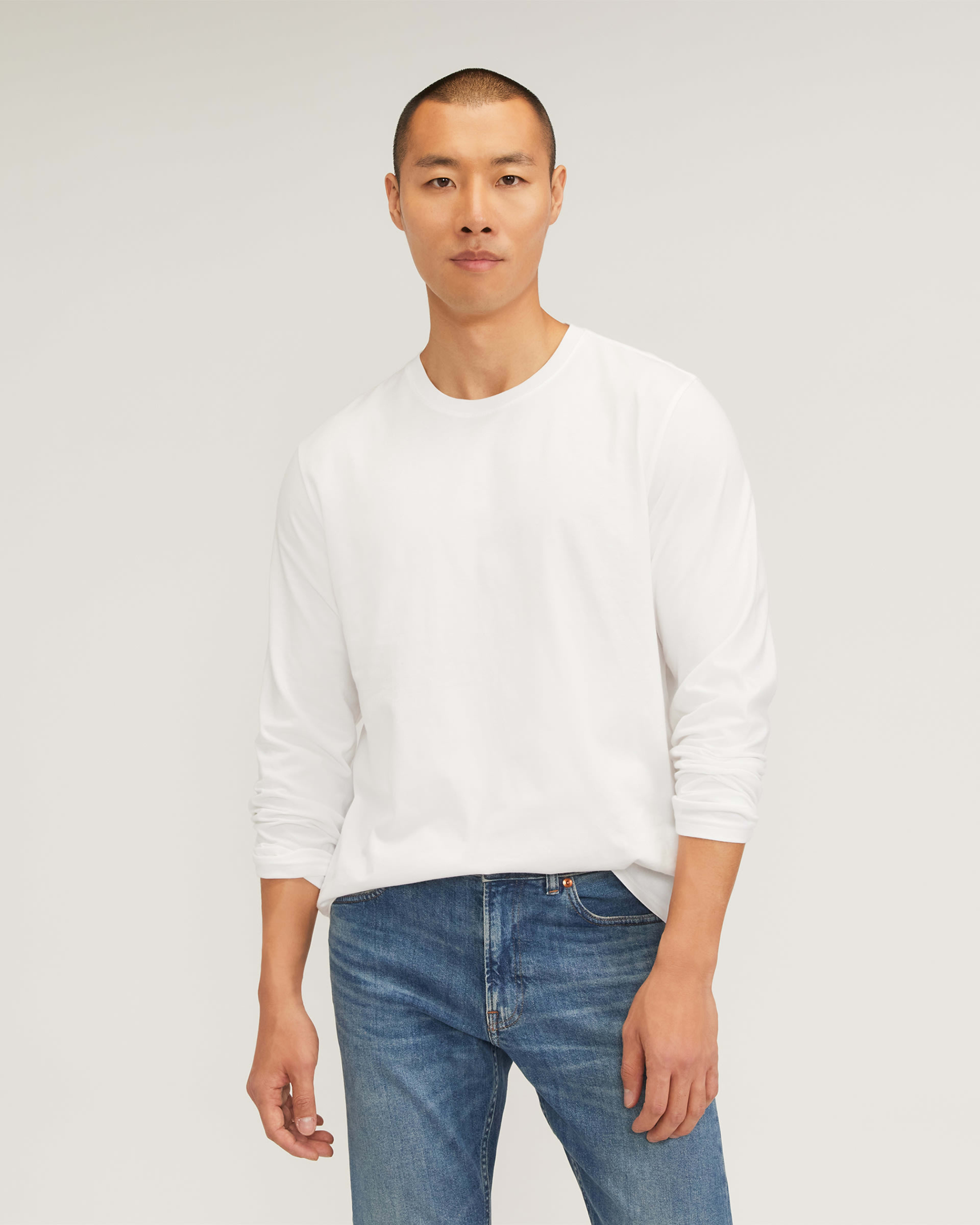 Everlane long sleeve tee shop
