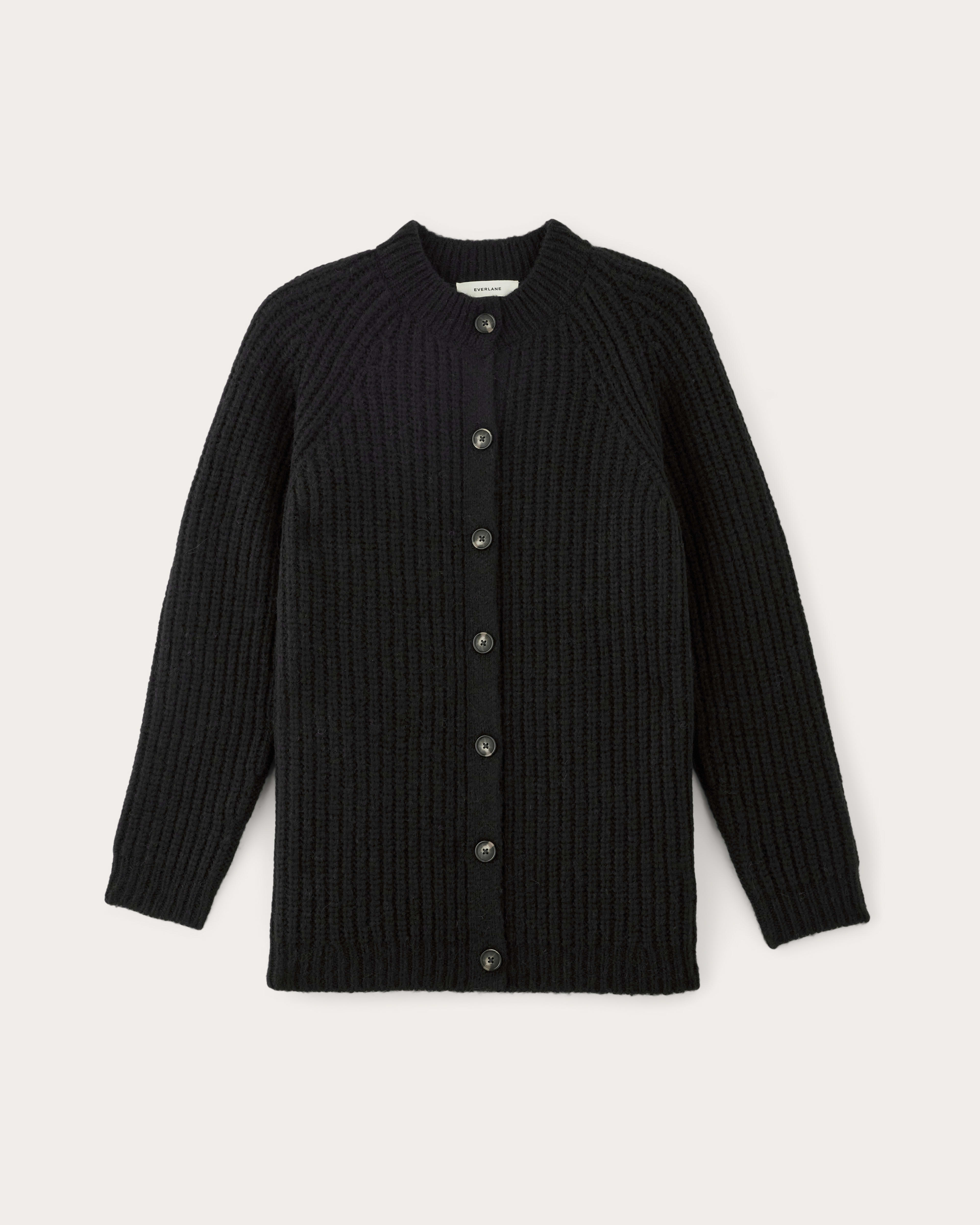 Everlane black cardigan deals