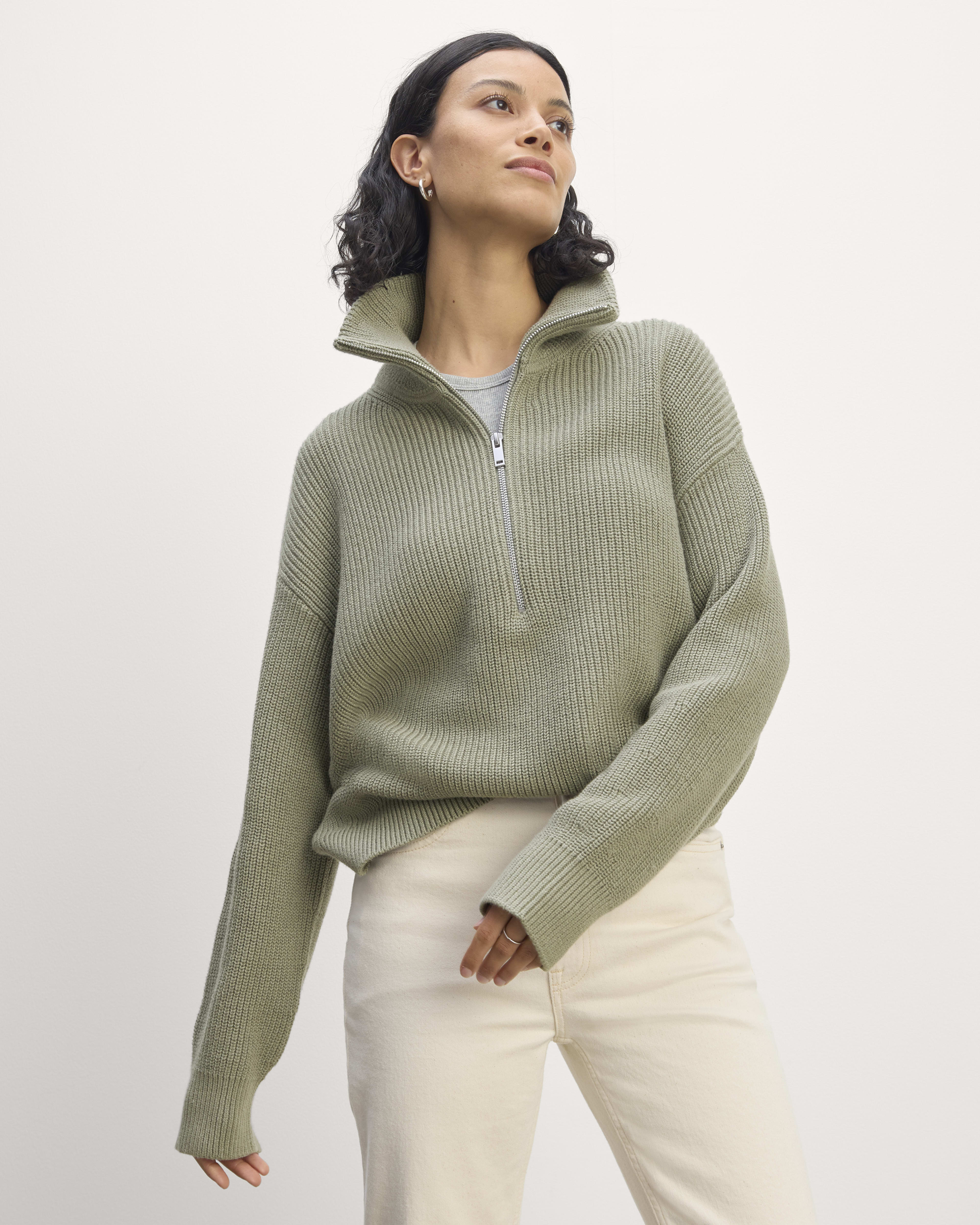 Everlane half zip sale