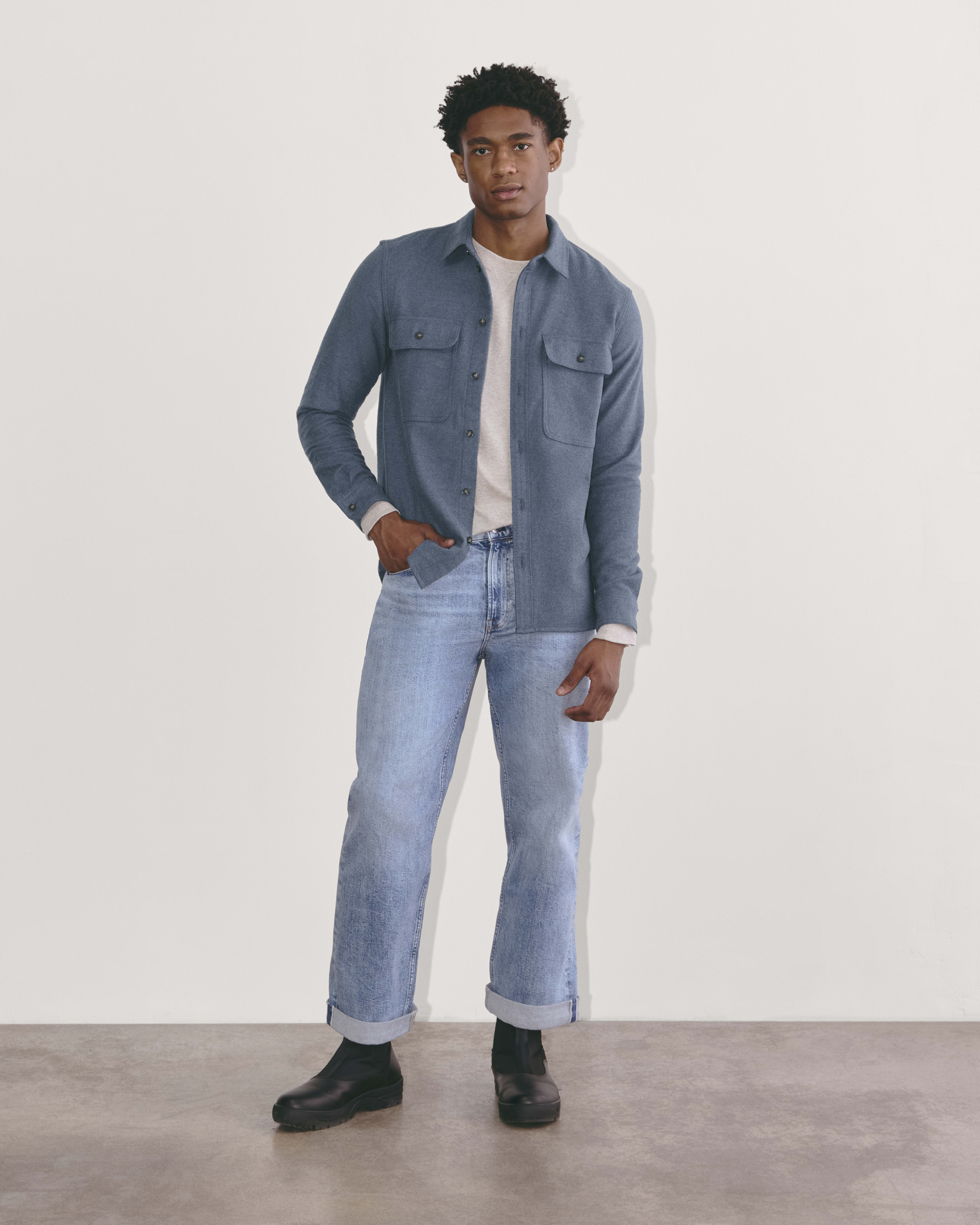 Everlane mens denim jacket store