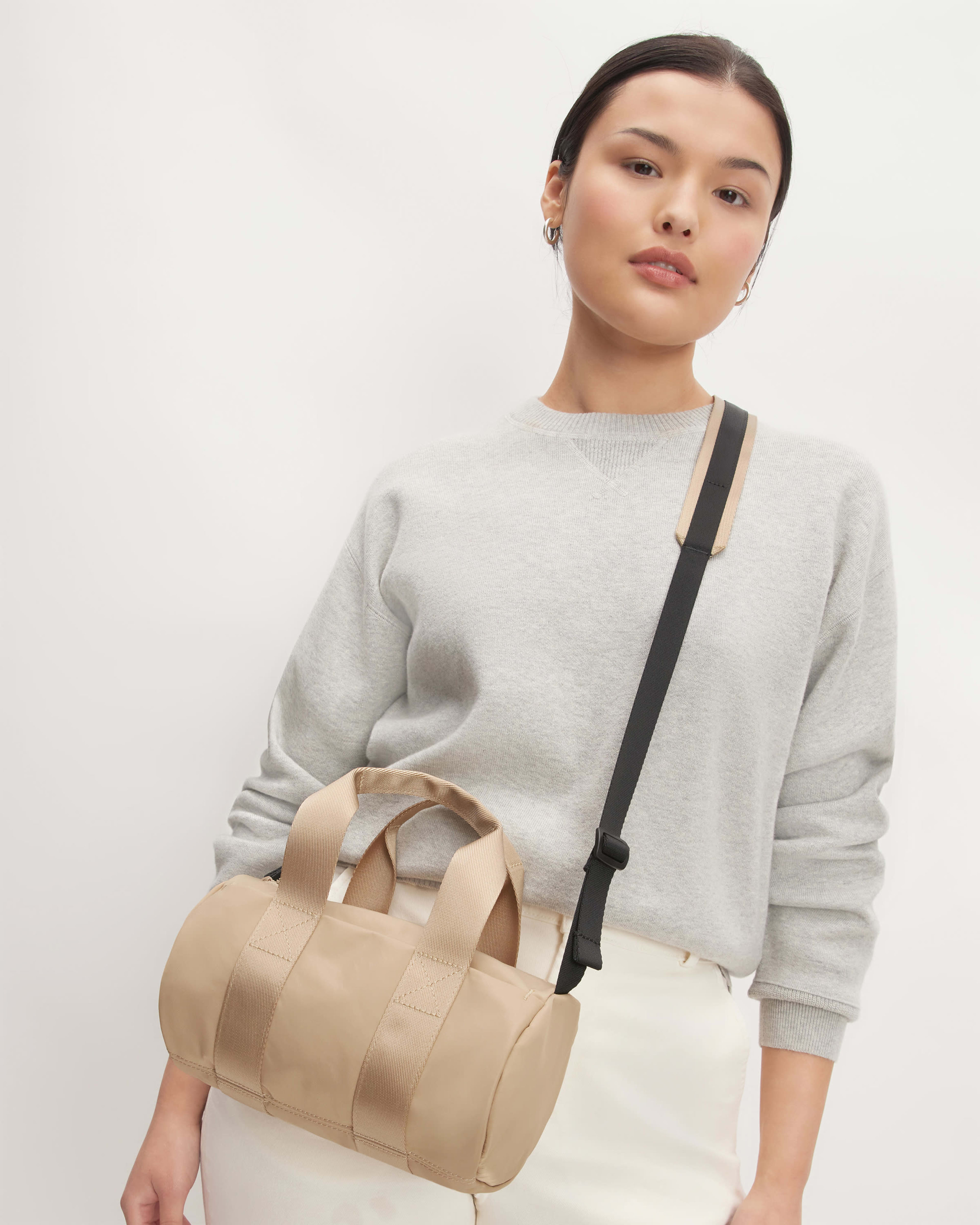 The Recycled Nylon Crossbody Khaki Everlane
