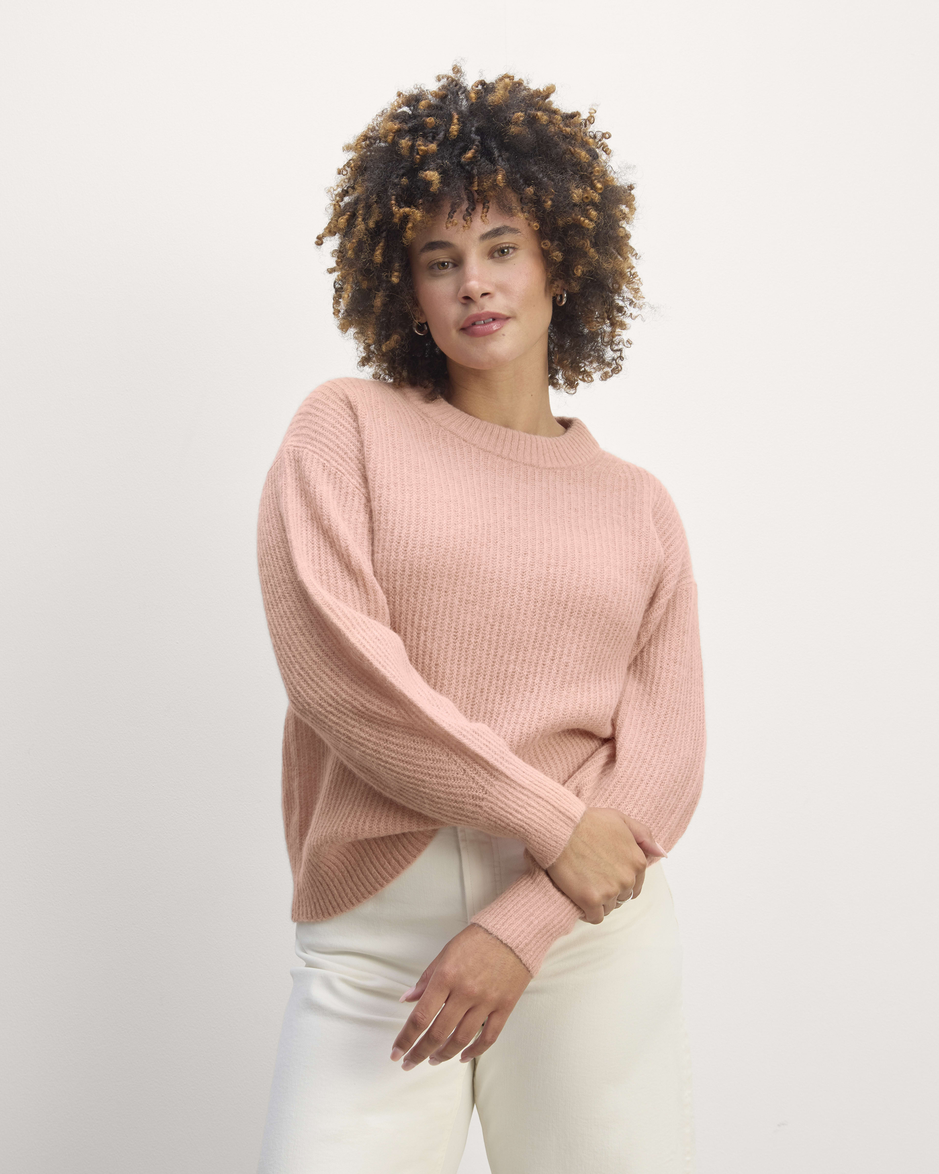 Everlane pink sweater deals