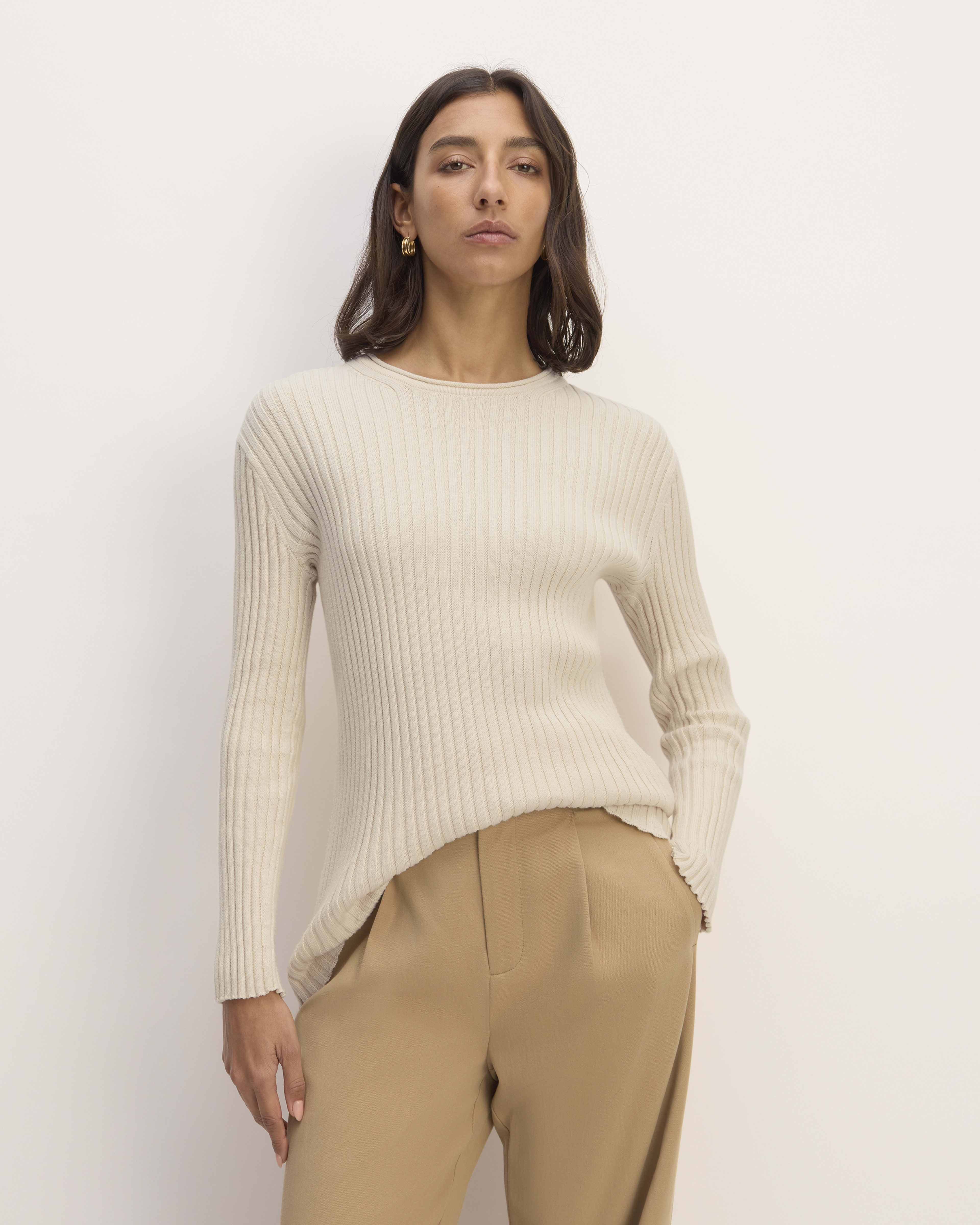 Women's Notch-Neck Sweater, Women's Sale