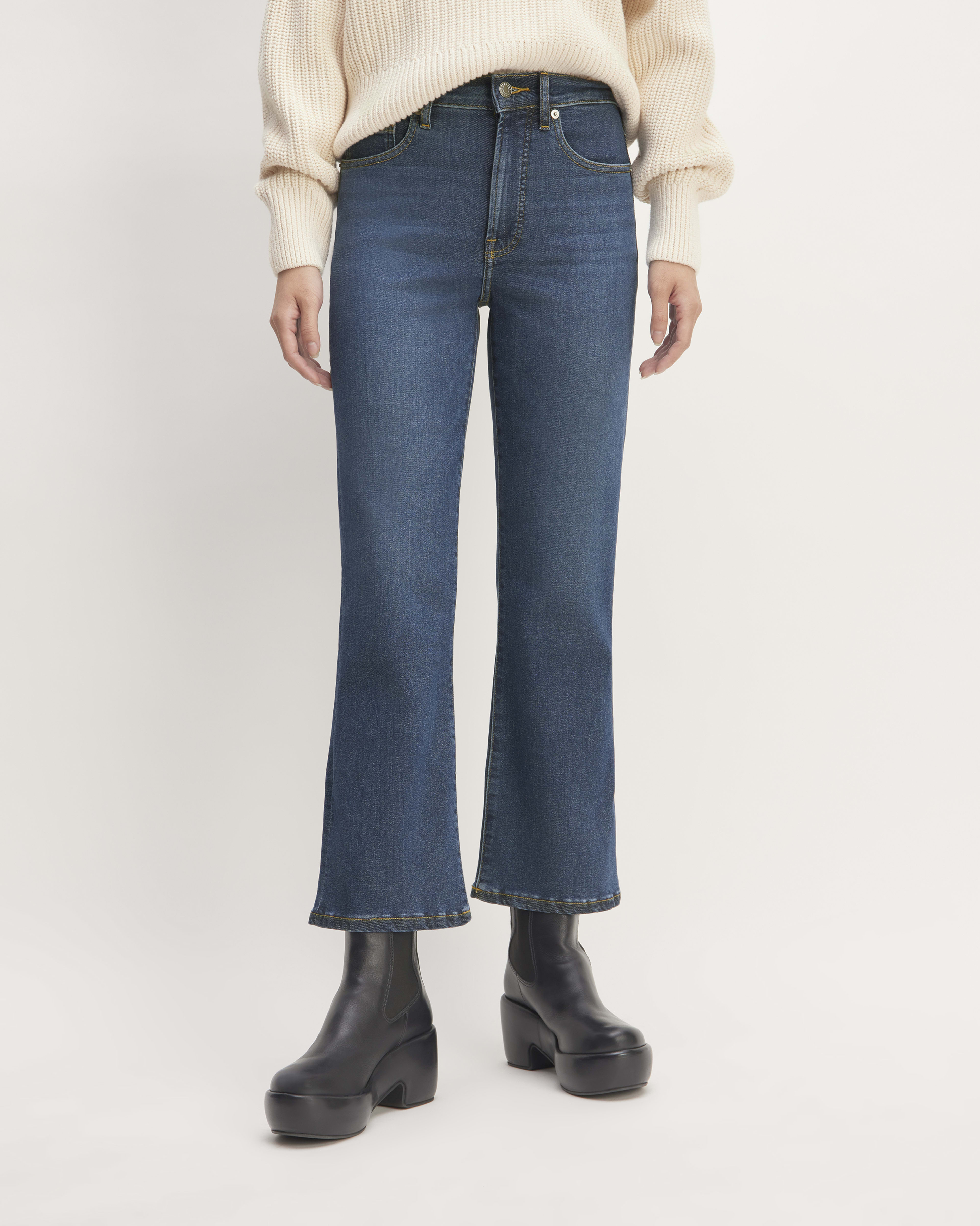Women s Wide Leg Flared Jeans Everlane